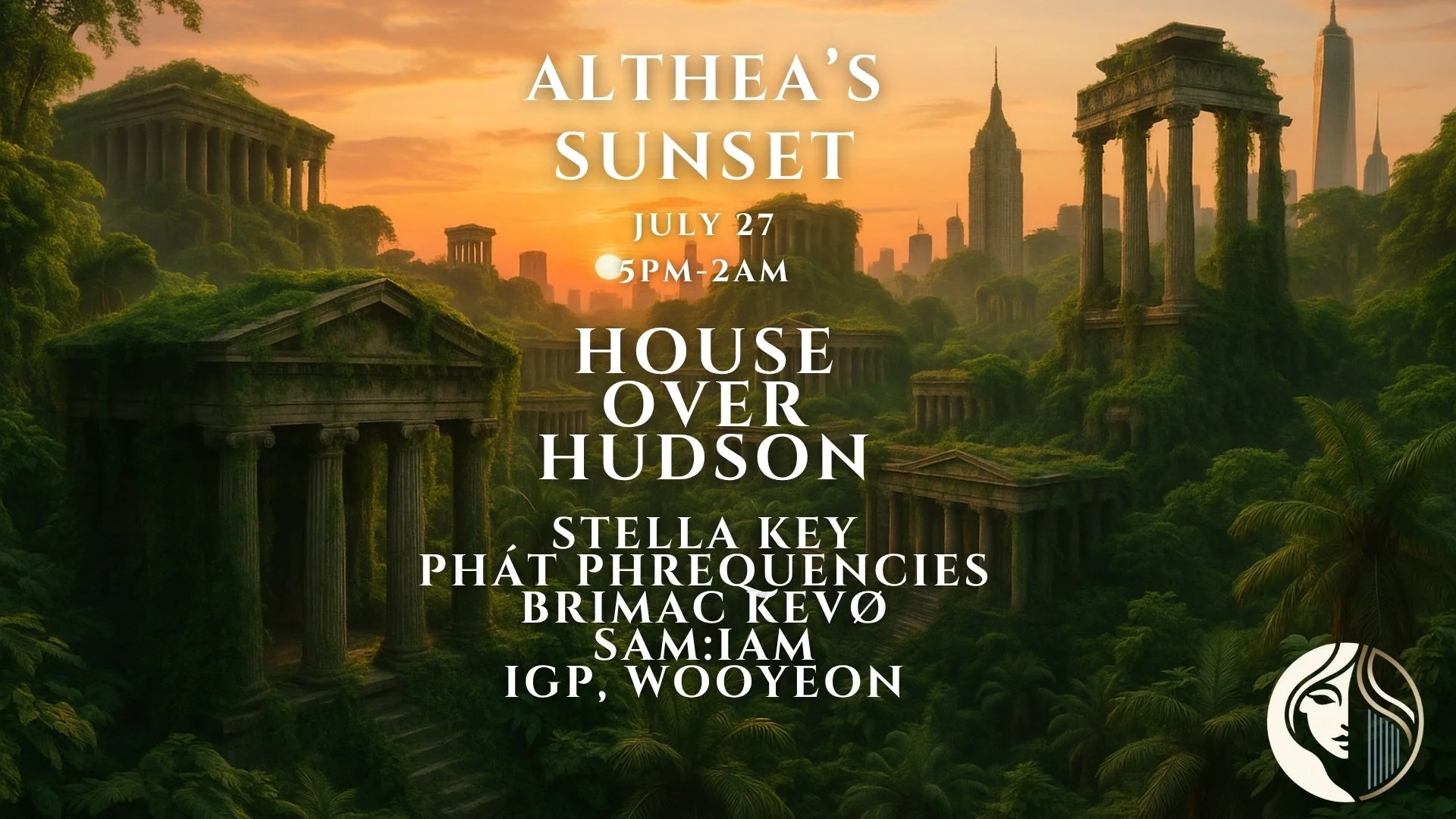 Sunset Party: “House over Hudson”