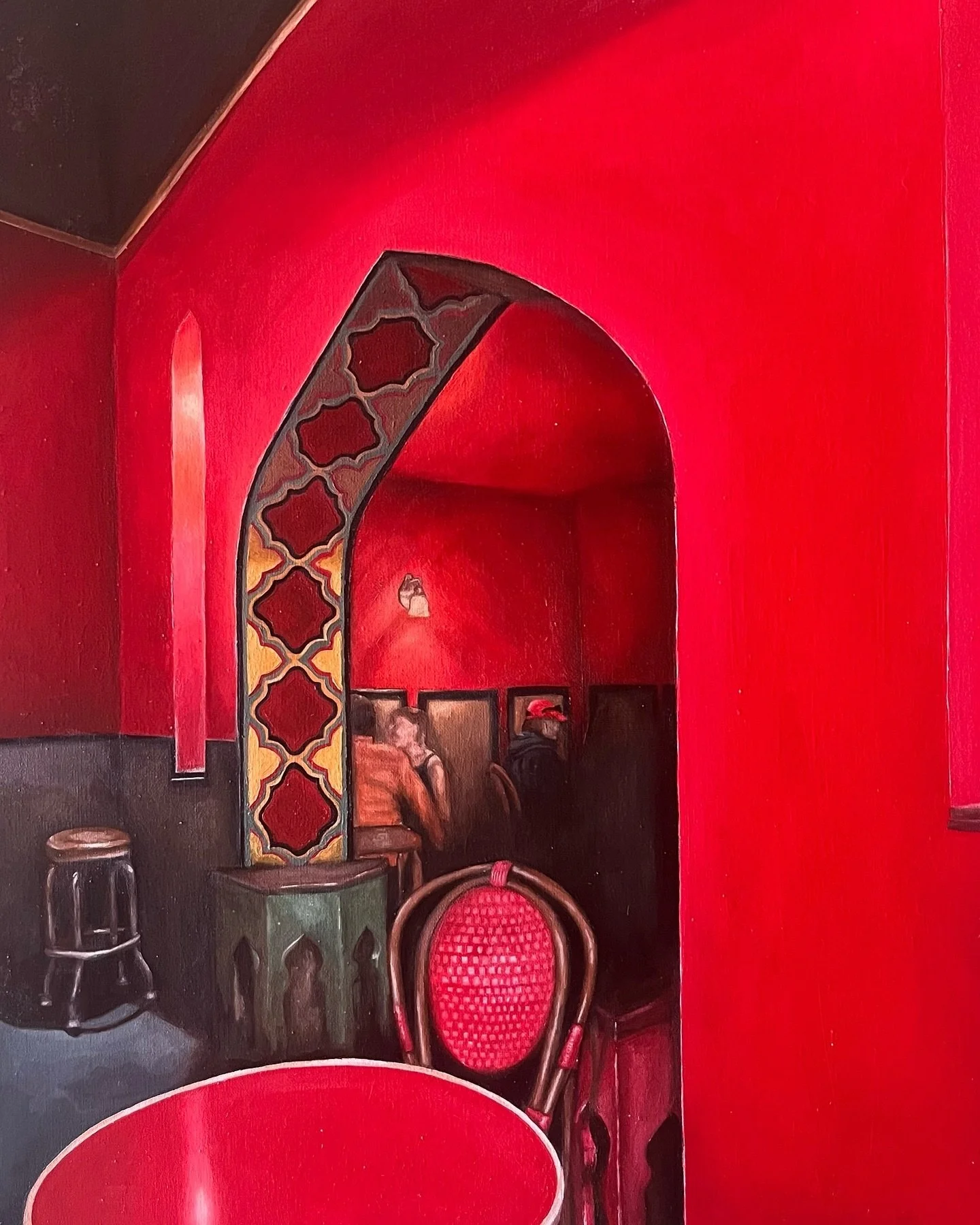 photo diary of a new painting 📍Zam Zam SF