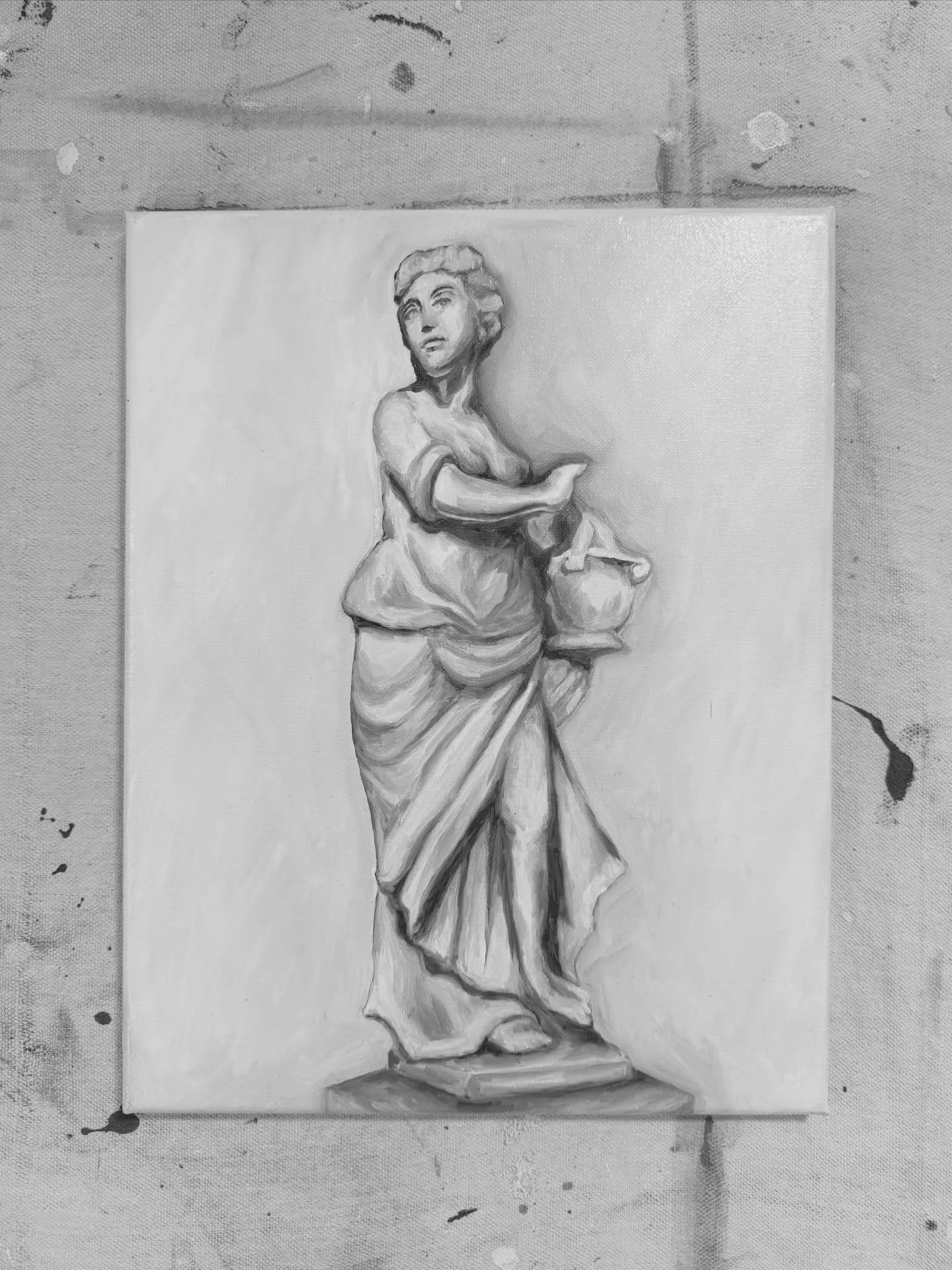 Inspired by my grandparents&rsquo; old house and its garden statues