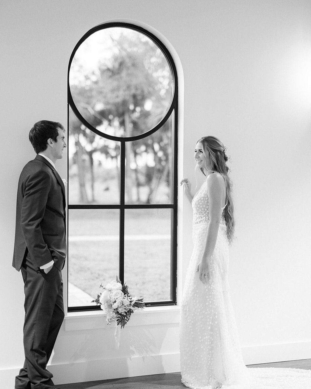 One thing that is mentioned during almost every tour is how much people love these windows! They are so charming and allow a lot of natural light to come in for your ceremony!