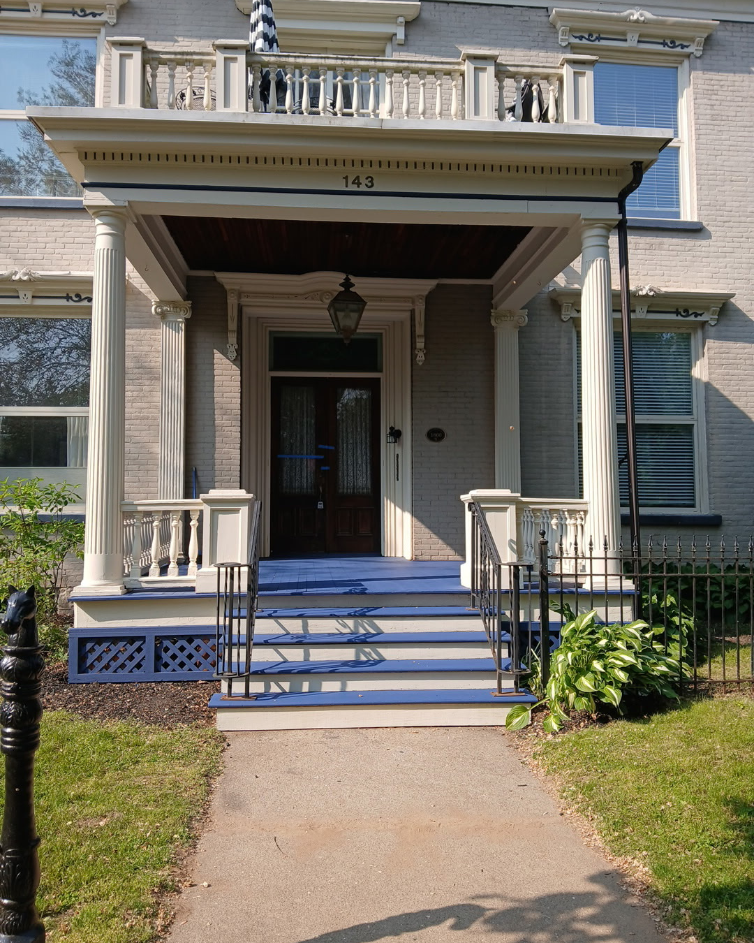 A Fresh Look for a Saratoga Home: Front Porch Repainting