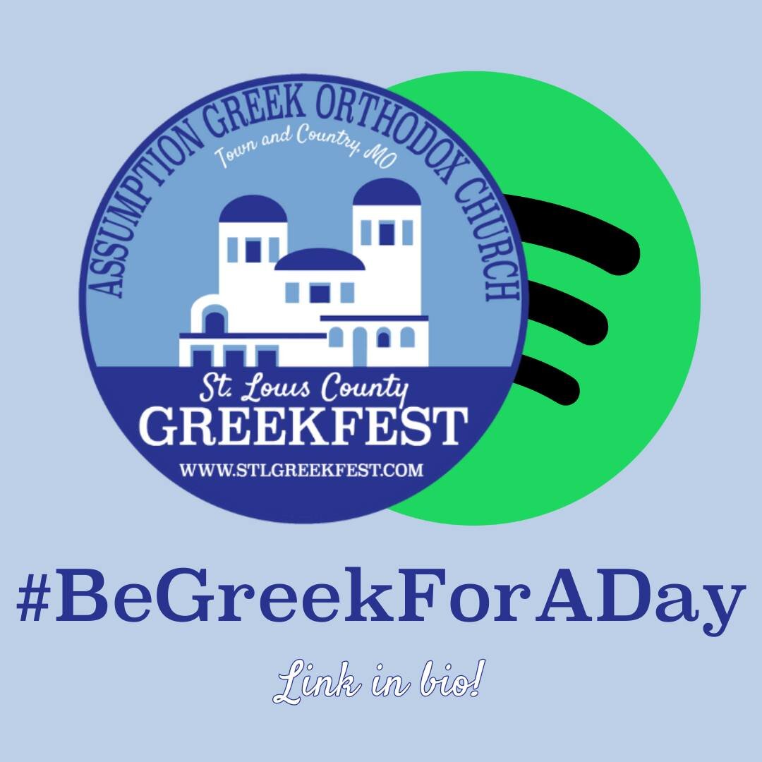 Time to turn up the volume&mdash;we&rsquo;ve made the ultimate Greek Fest playlist just for you! Click the link in our bio to hear some of our favorite tunes and kick-off summer the Greek way 🇬🇷 🎶
&bull;
&bull;
&bull;
#begreekforaday #stlouisgreek