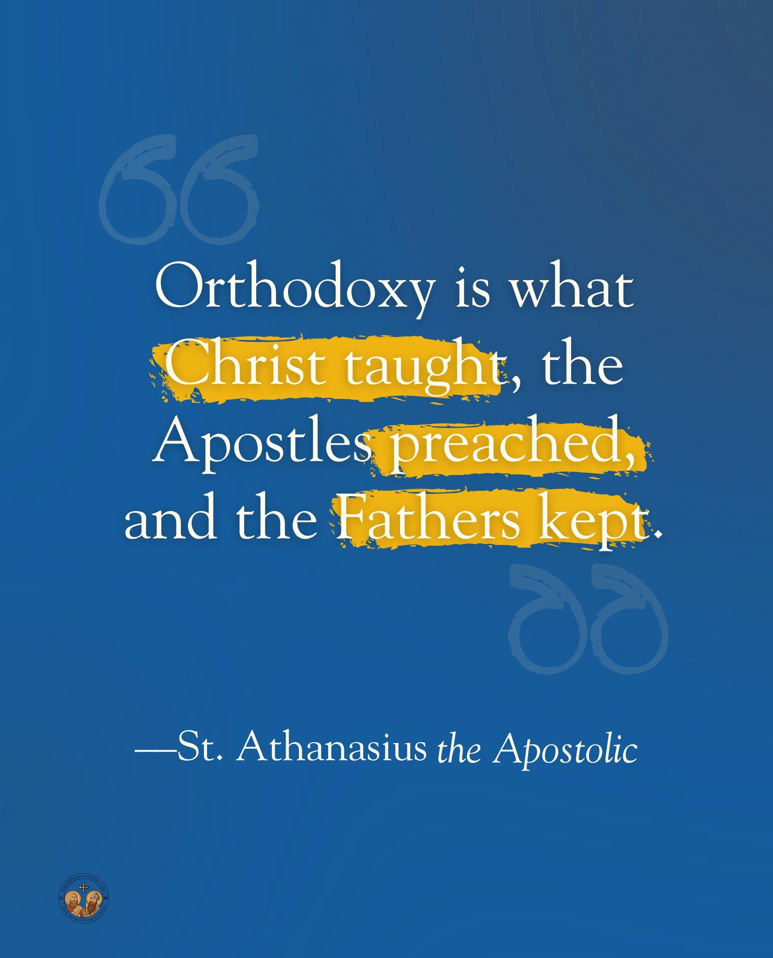 The Orthodox faith has been preserved across generations through faithful teaching, and even more faithful study. From the Apostles to the Fathers, each generation received the truth, learned it deeply, and passed it on with clarity and conviction.

