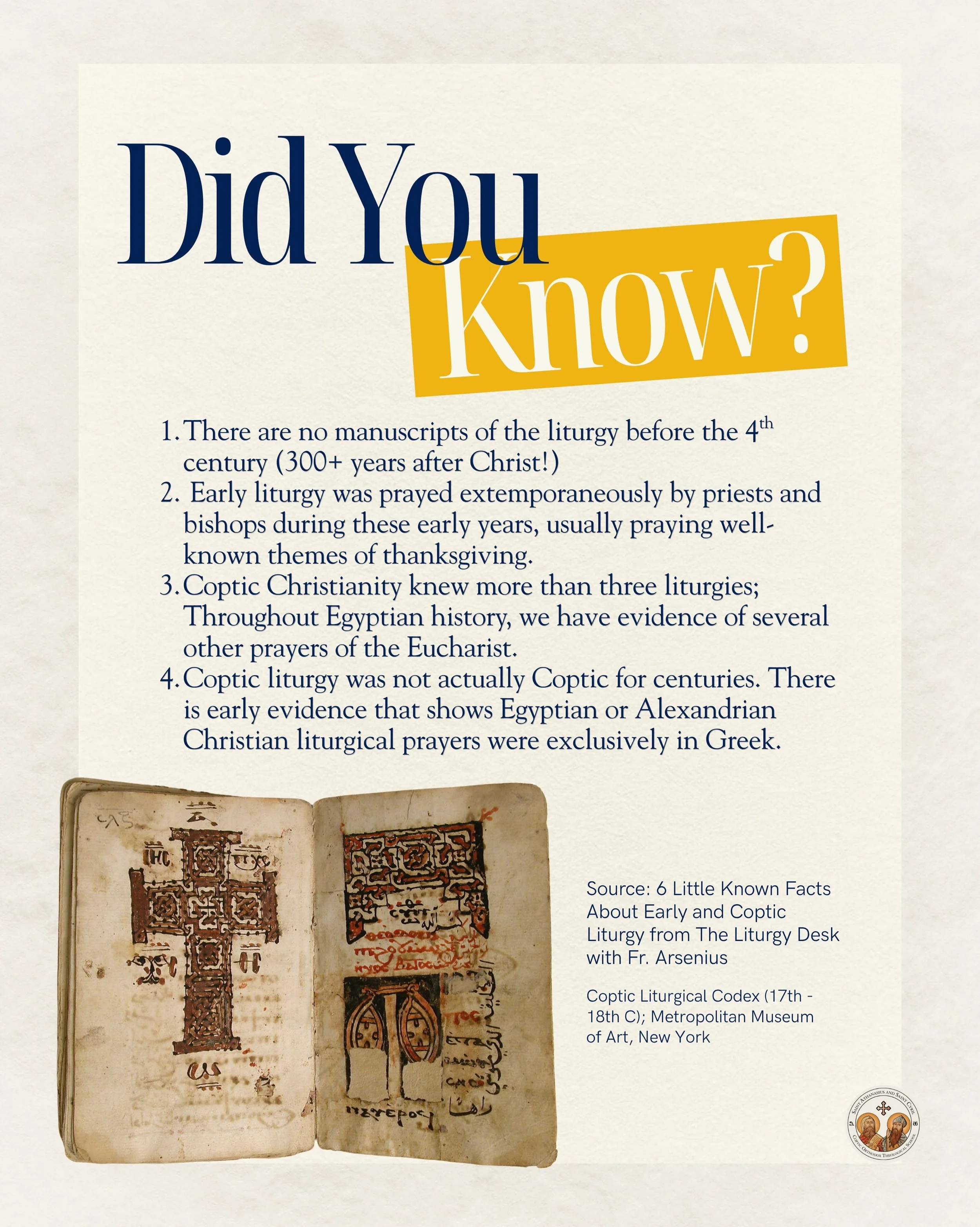 The Divine Liturgy is rich with layers of meaning, history, and theology. Even the smallest details, from the prayers we hear to the movements of the clergy, reflect centuries of Orthodox Christian worship and point us more deeply toward Christ.

In 