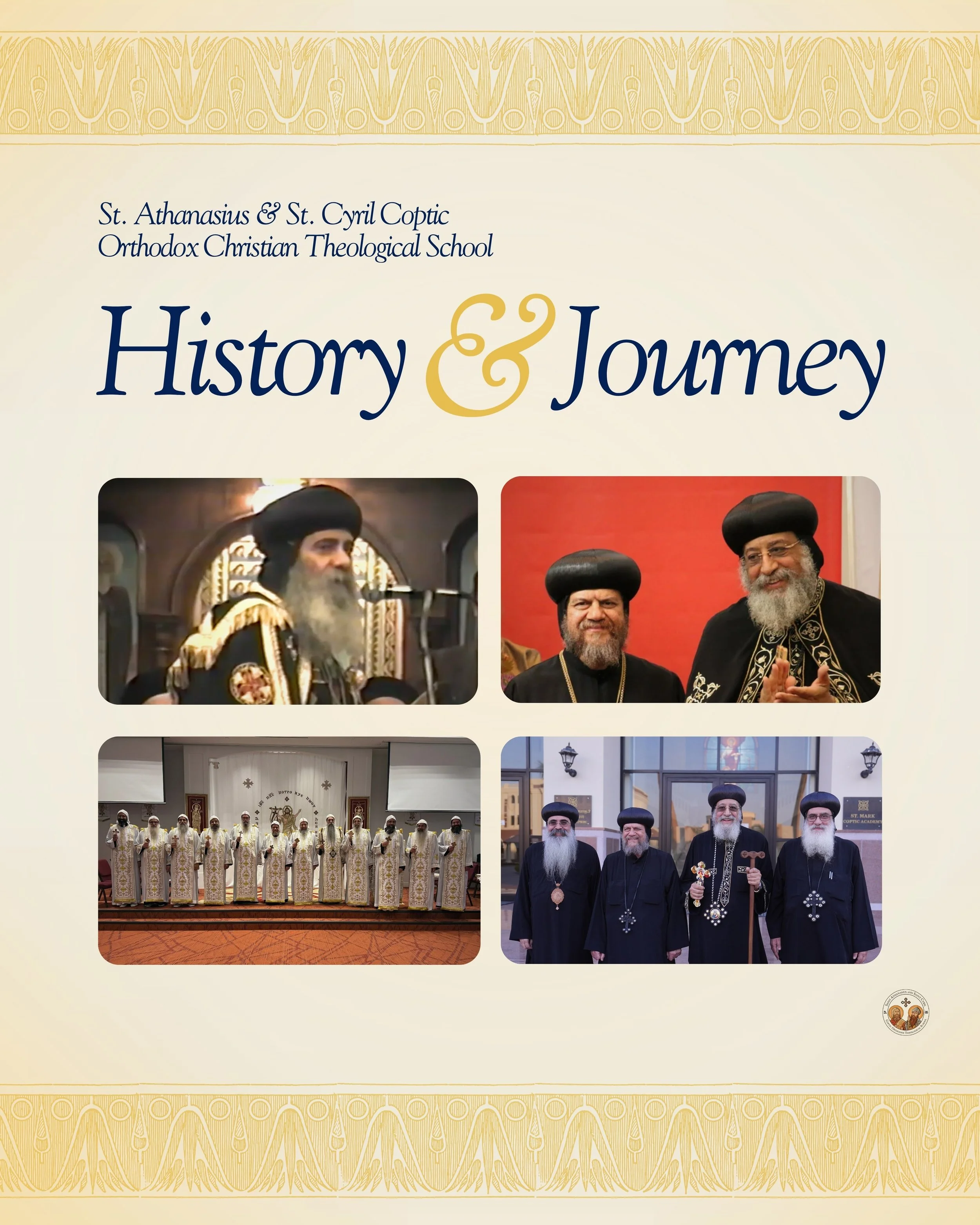 In 1989, Pope Shenouda III stood in Los Angeles and cast a vision most people couldn't yet see: a seminary that would form priests, theologians, and servants of the Church far from Egypt, right here at home.

That dream became St. Athanasius &amp; St