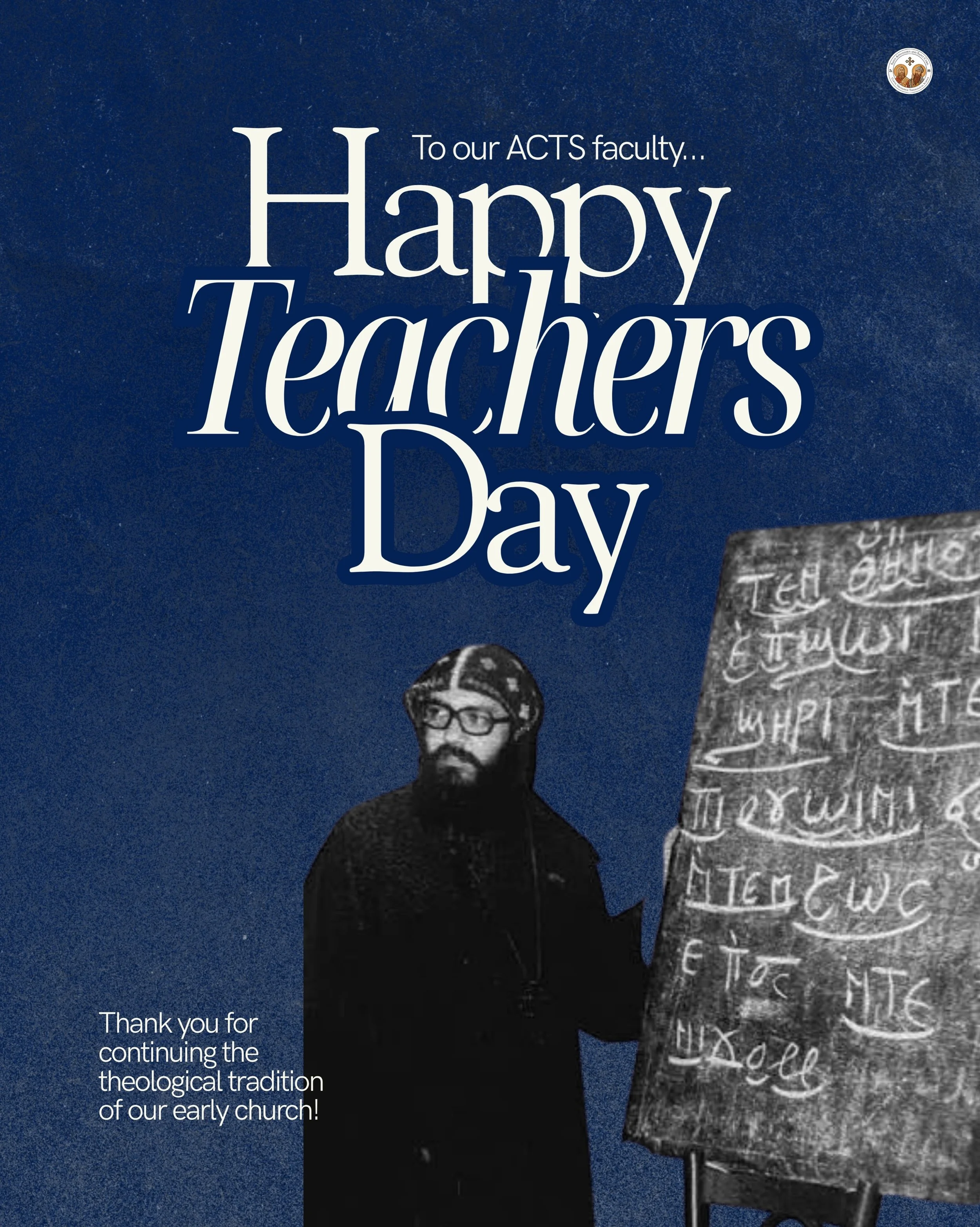Happy World Teachers&rsquo; Day! 🍎📚

To our ACTS faculty: thank you for continuing the theological tradition of the early Church, equipping students to know the faith more deeply, engaging in the teachings of the Fathers, and faithfully serving the