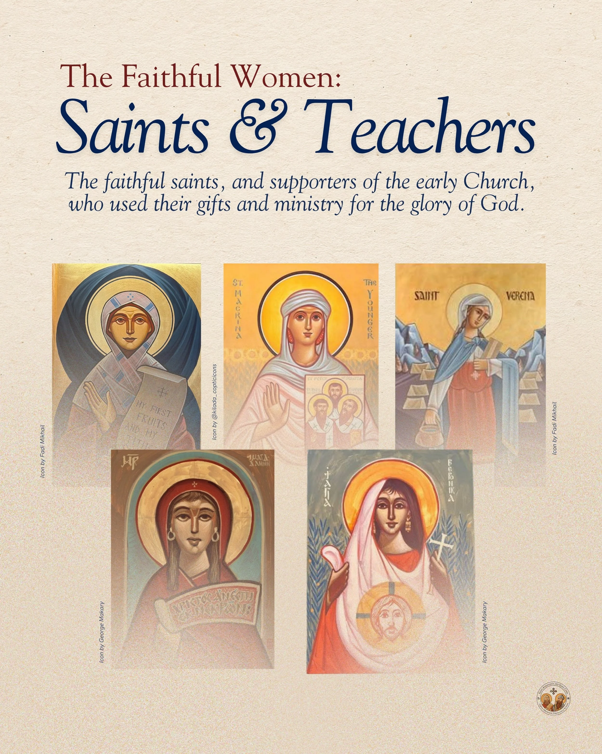 Saints &amp; Teachers: The Faithful Women ☦️

From St. Emilia and St. Macrina, who shaped generations through faith and education, to St. Verena, who taught through compassionate service, the faithful women of the early Church remind us that Christia