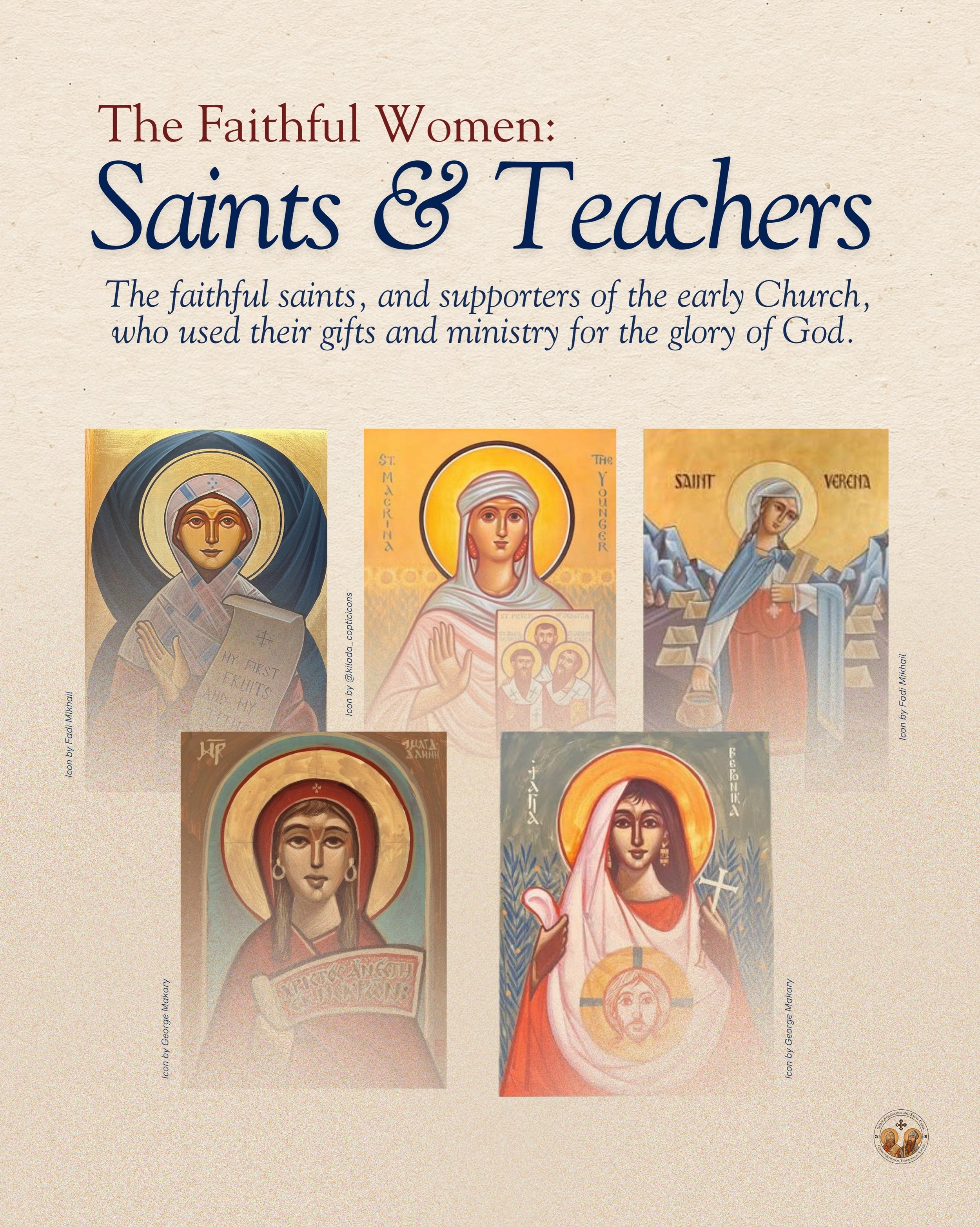 Saints &amp; Teachers: The Faithful Women ☦️

From St. Emilia and St. Macrina, who shaped generations through faith and education, to St. Verena, who taught through compassionate service, the faithful women of the early Church remind us that Christia