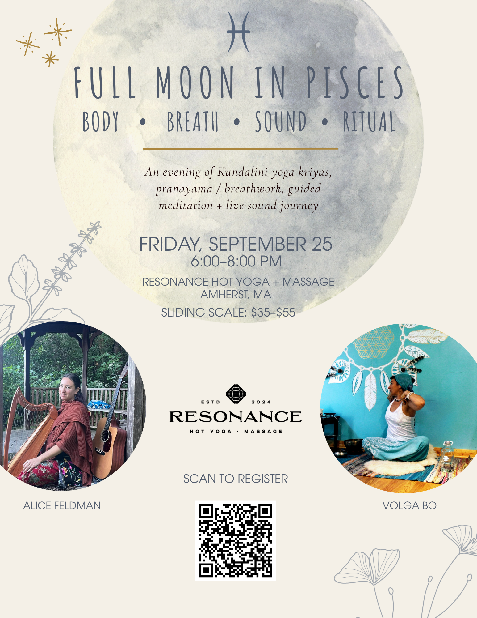 Full Moon in Pisces: Body • Breath • Sound • Ritual