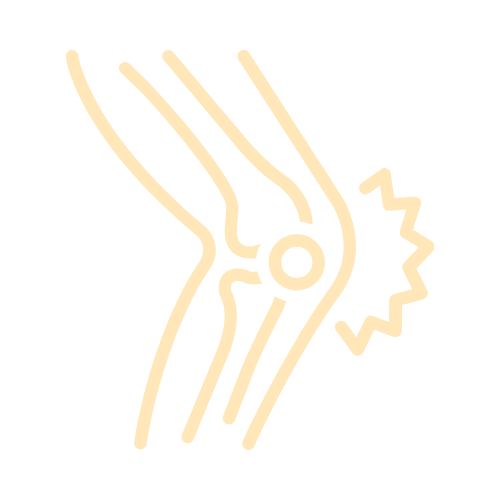 Knee pain icon