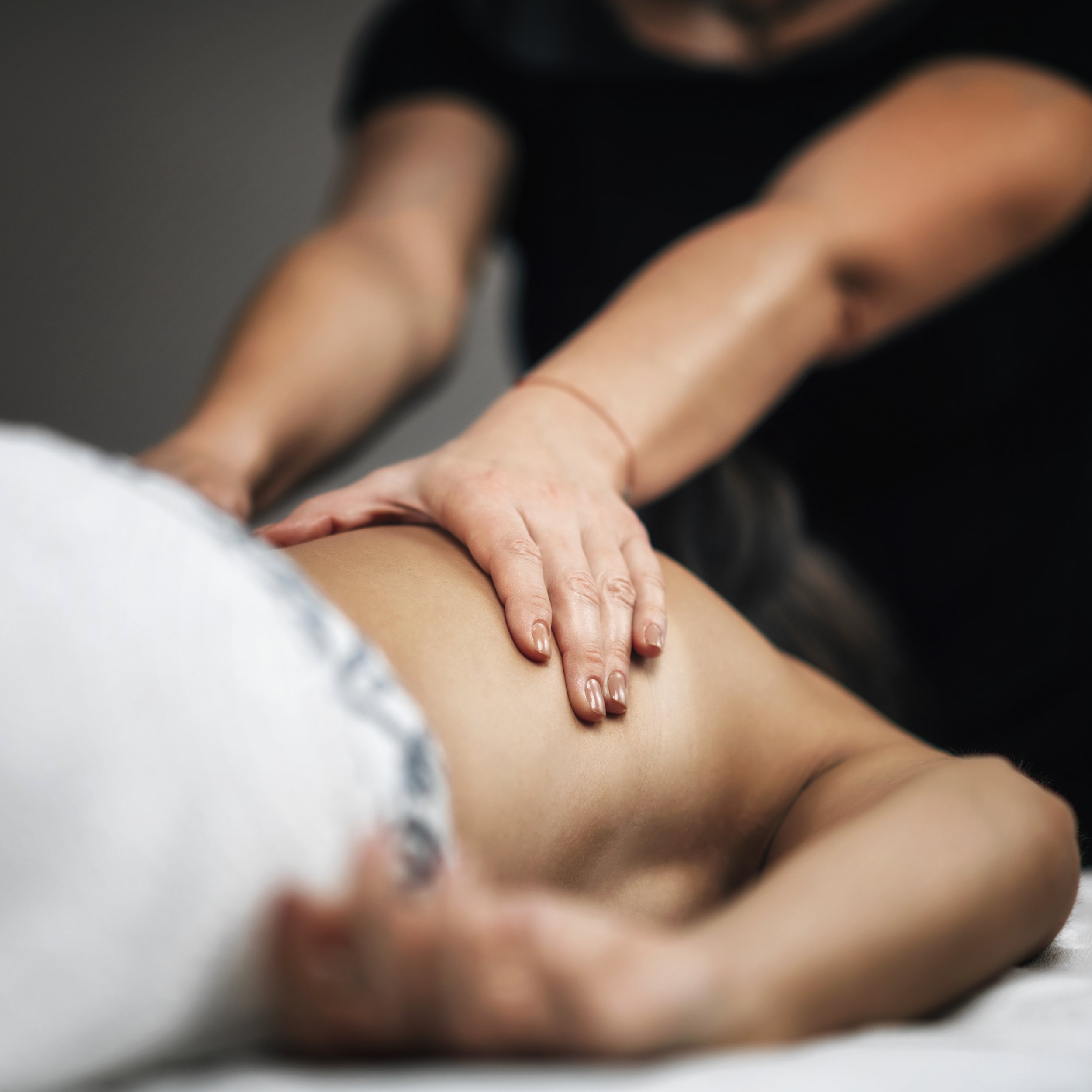 A deep tissue massage