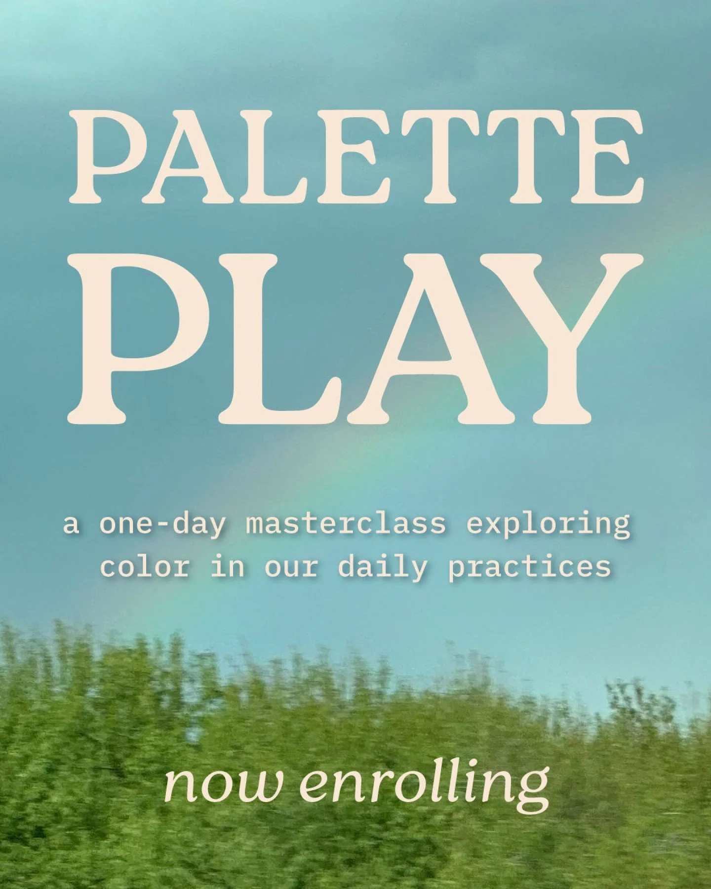 Attention hue-enthusiasts and color curious pals! 🌈 Join me for a one-day masterclass on all things color!

When: Sunday, April 19th @ 9am - 12pm PT (12-3pm ET)

Where: Live on Zoom, recorded with lifetime access if you can't make it

Your investmen