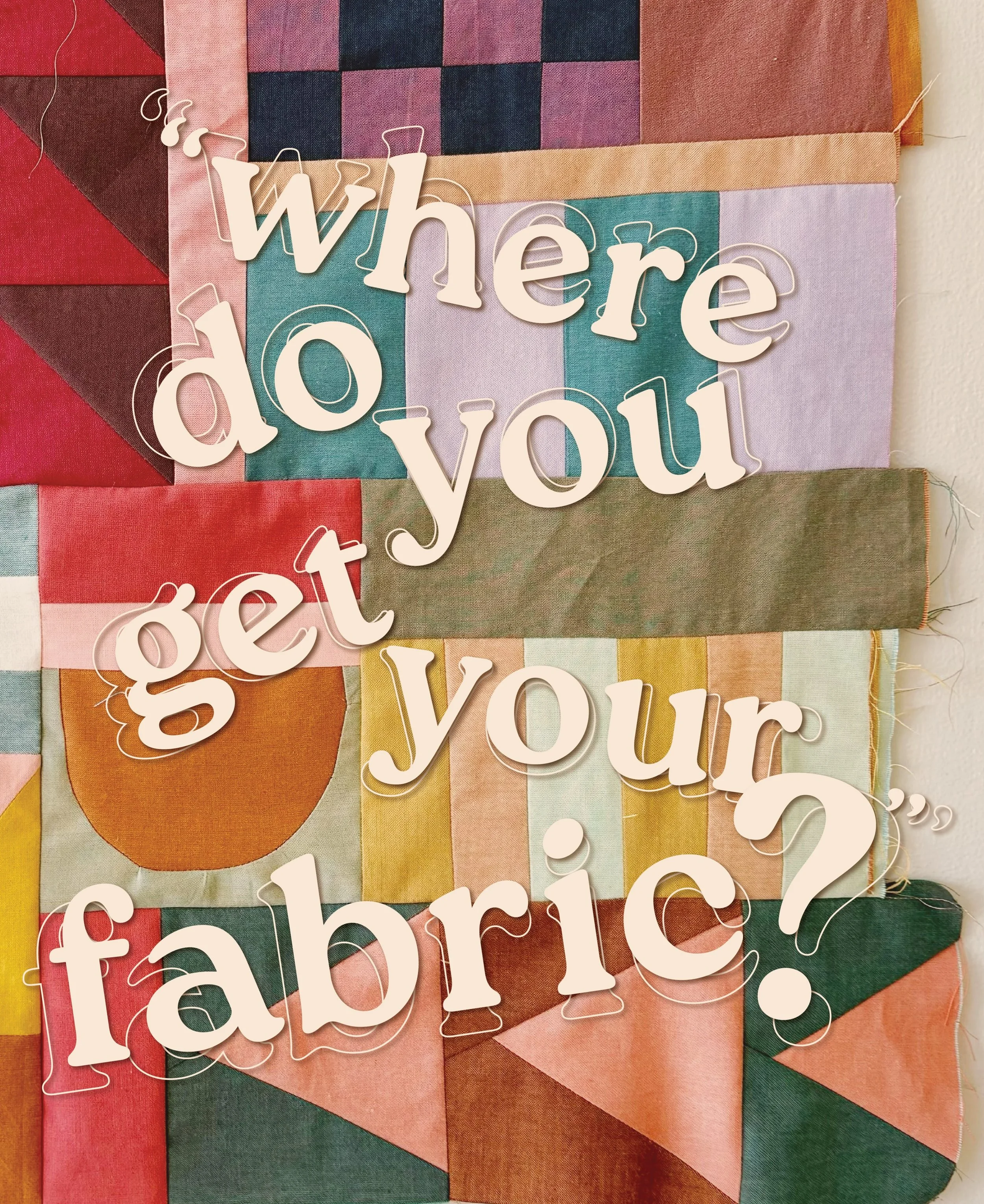 Sharing just a few of my favorite places to get fabric for all of my projects! 

There are so many more out there - please share your favorites in the comments!!