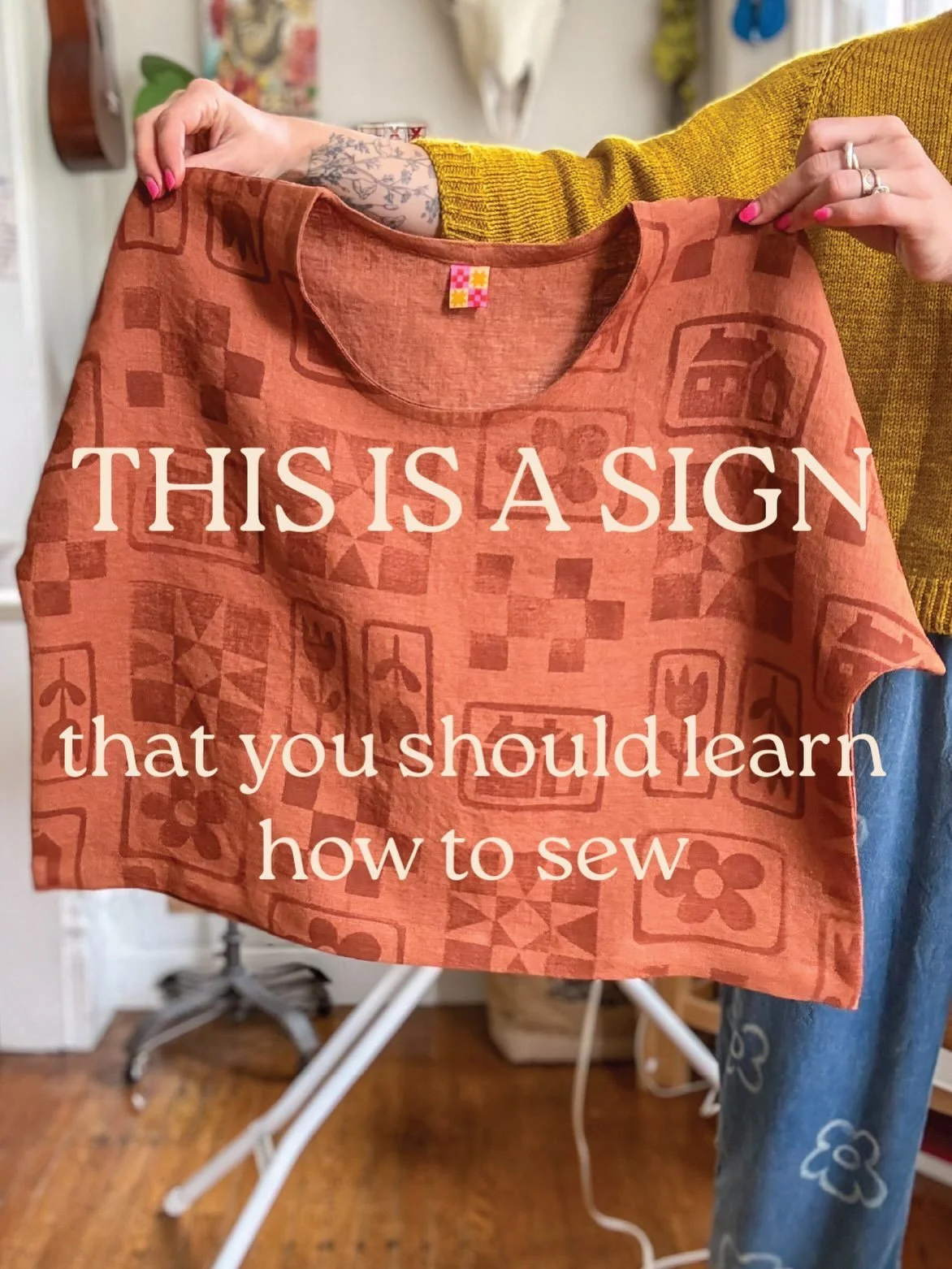 Learn to sew!

Either on your own, by watching YouTube videos, asking your neighbor for help or if you like a class format, join my intro to sewing class! We start August 12th and it will be a whole lot of fun!

Link in bio to learn more and sign up 