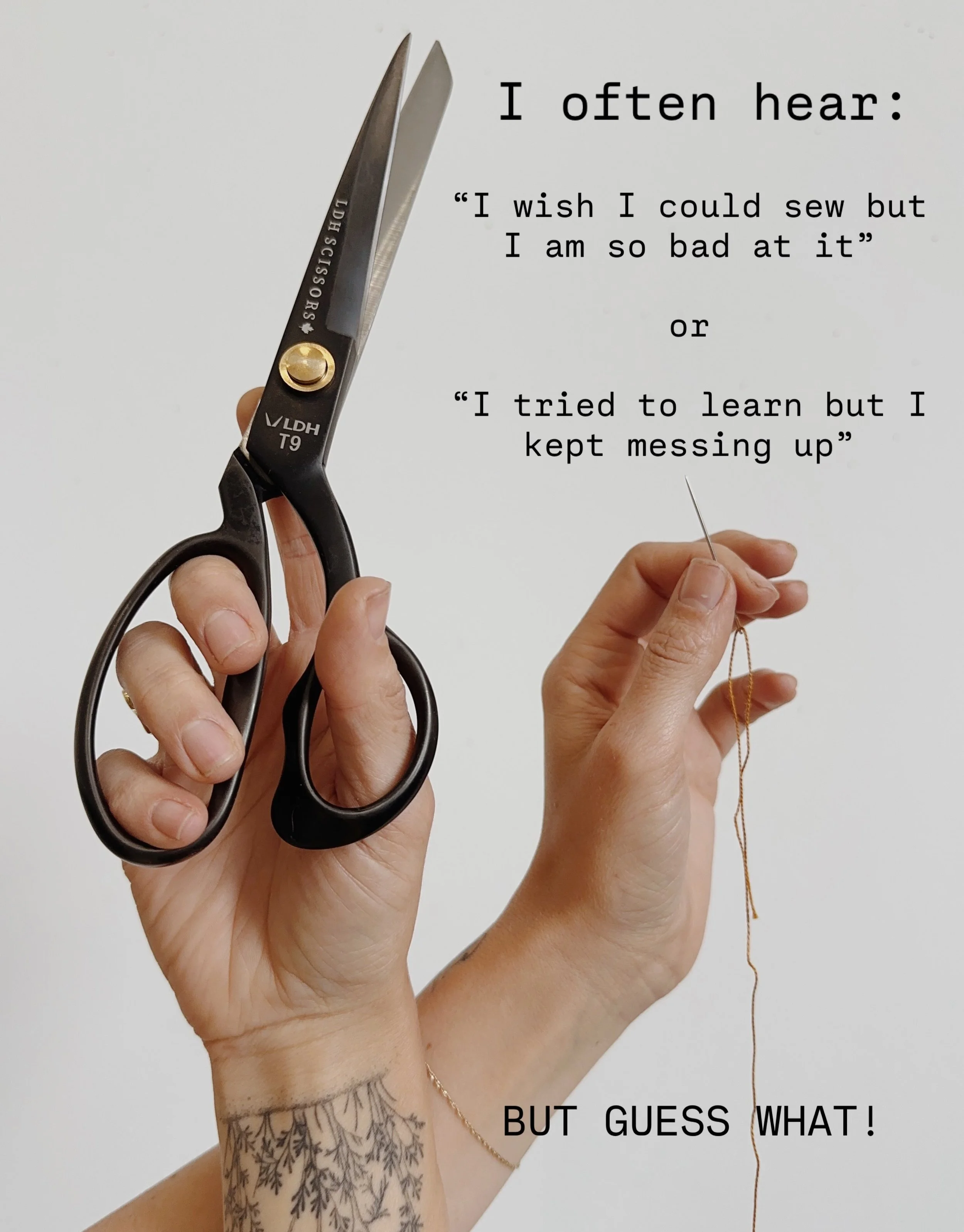As my pal @___badartclub___ said when we were roller skating last week: &ldquo;something about learning something makes my brains feel ZESTY&rdquo; ❤️&zwj;🔥

Want to learn to sew and be encouraged to mess up and make mistakes and be bad at it but ke