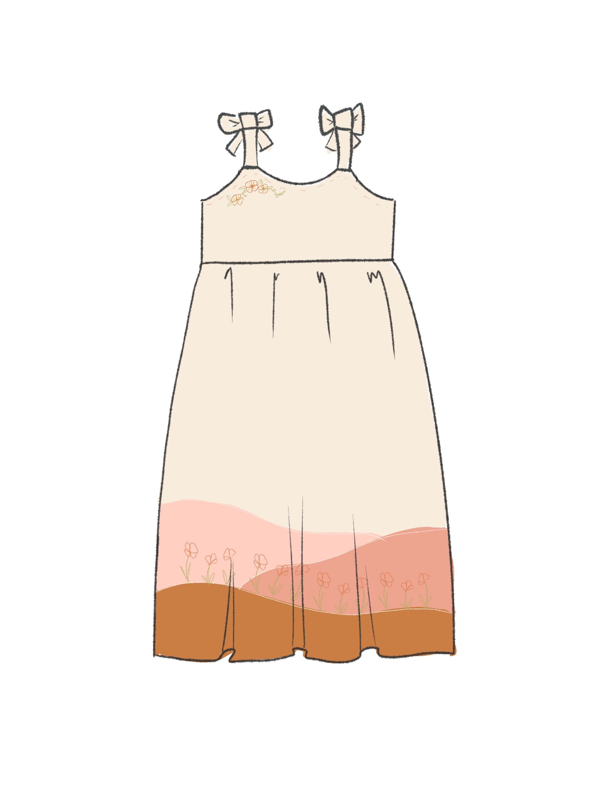 Custom wedding dress for Clara