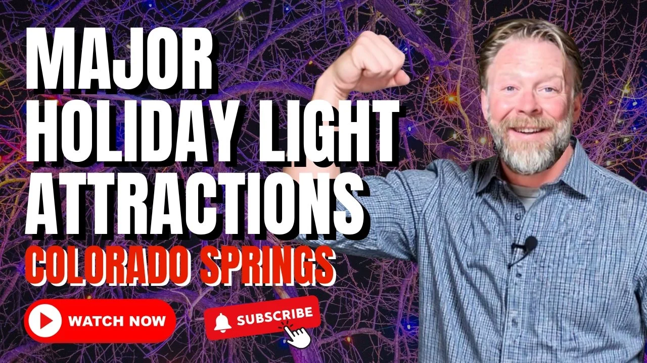 Colorado Springs and the Pikes Peak Region host some of the most memorable holiday light attractions in Colorado. This video highlights the top experiences that combine festive lights, mountain views, and family-friendly traditions.