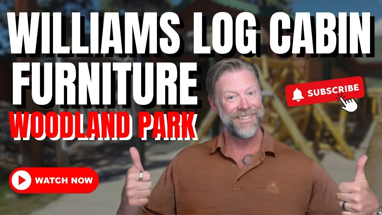 Williams Log Cabin Furniture in Woodland Park specializes in rustic, lodge-style furniture designed for real mountain living. This video highlights why the right furniture transforms mountain houses into warm, authentic homes built for everyday life.