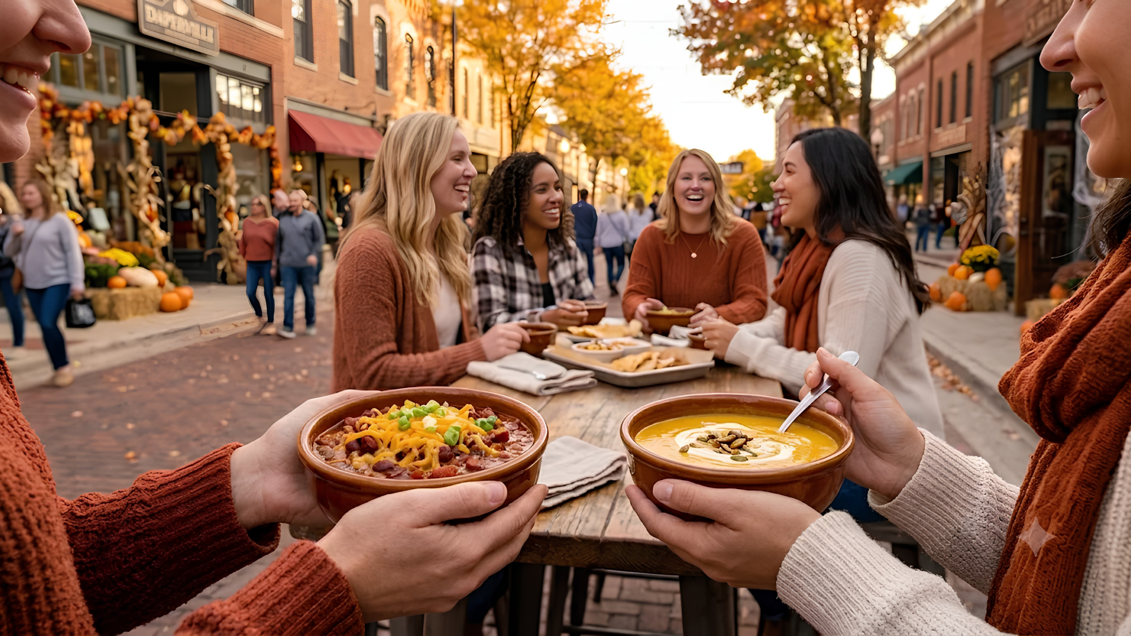 10. Harvest Soup & Chili Stroll in Downtown Naperville