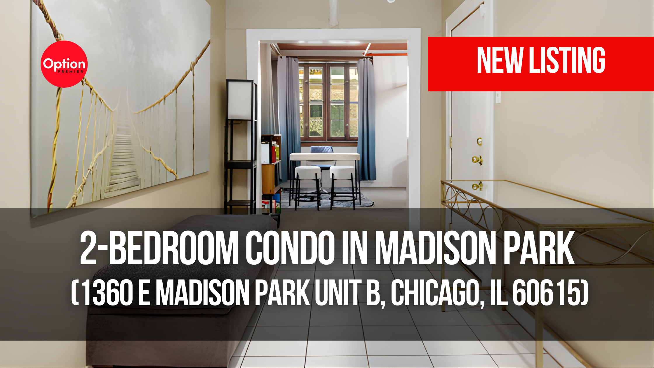 2-Bedroom Condo in Madison Park: 1360 E Madison Park Unit B, Chicago, IL 60615