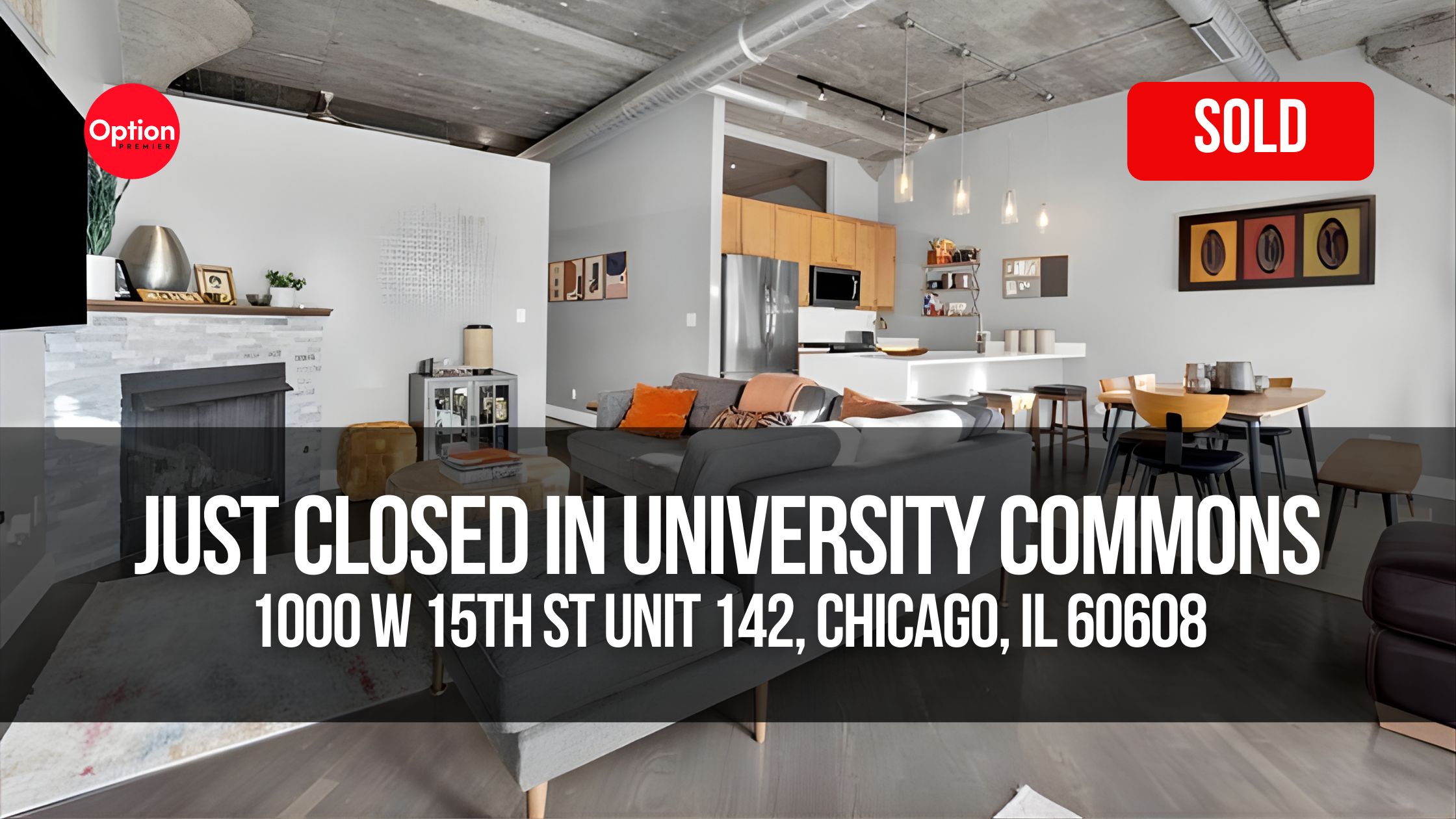 Just Closed in University Commons: 1000 W 15th St Unit 142, Chicago, IL 60608