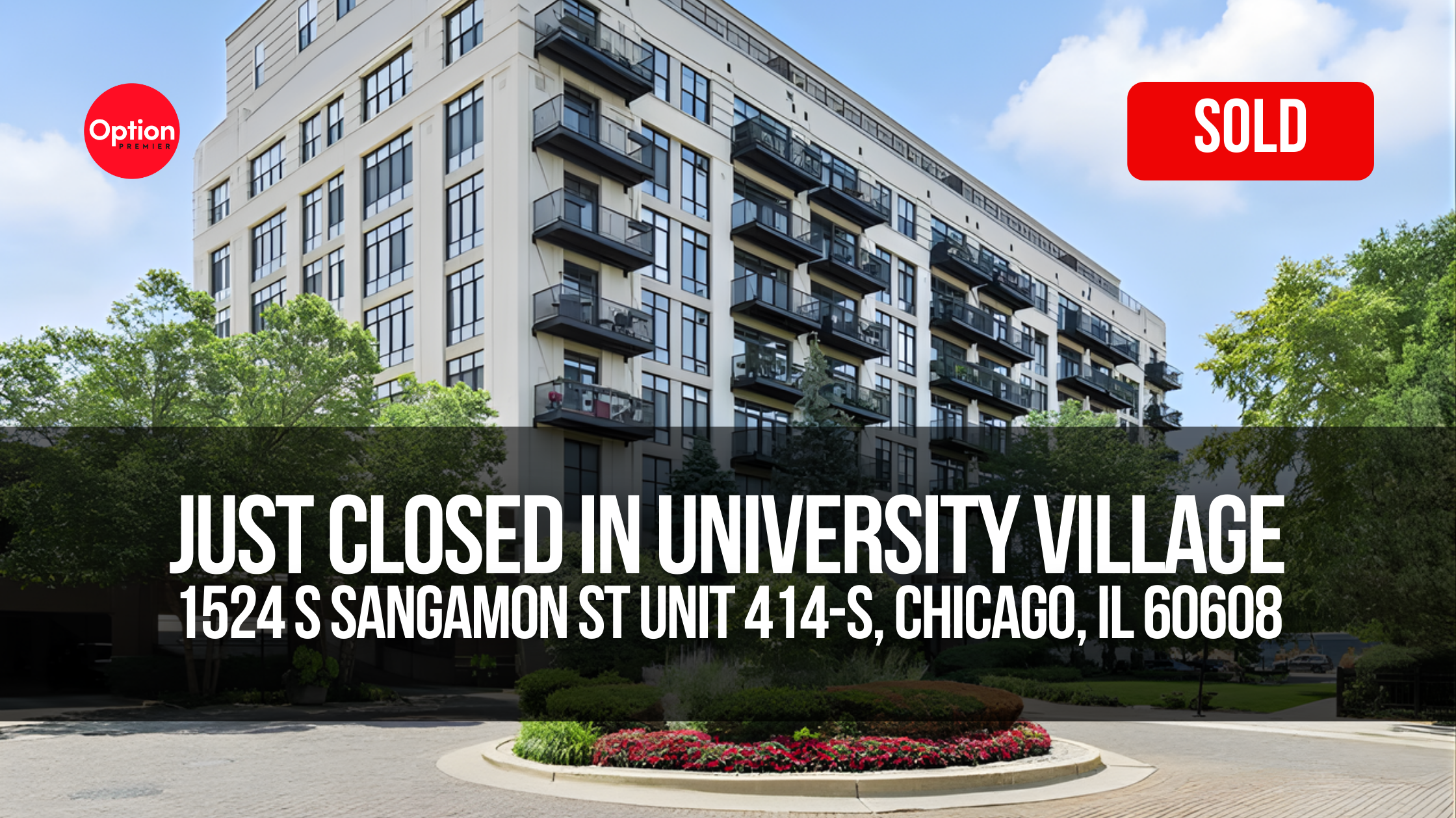 Sun-Filled Loft Just Sold in University Village — 1524 S Sangamon St Unit 414-S, Chicago, IL 60608