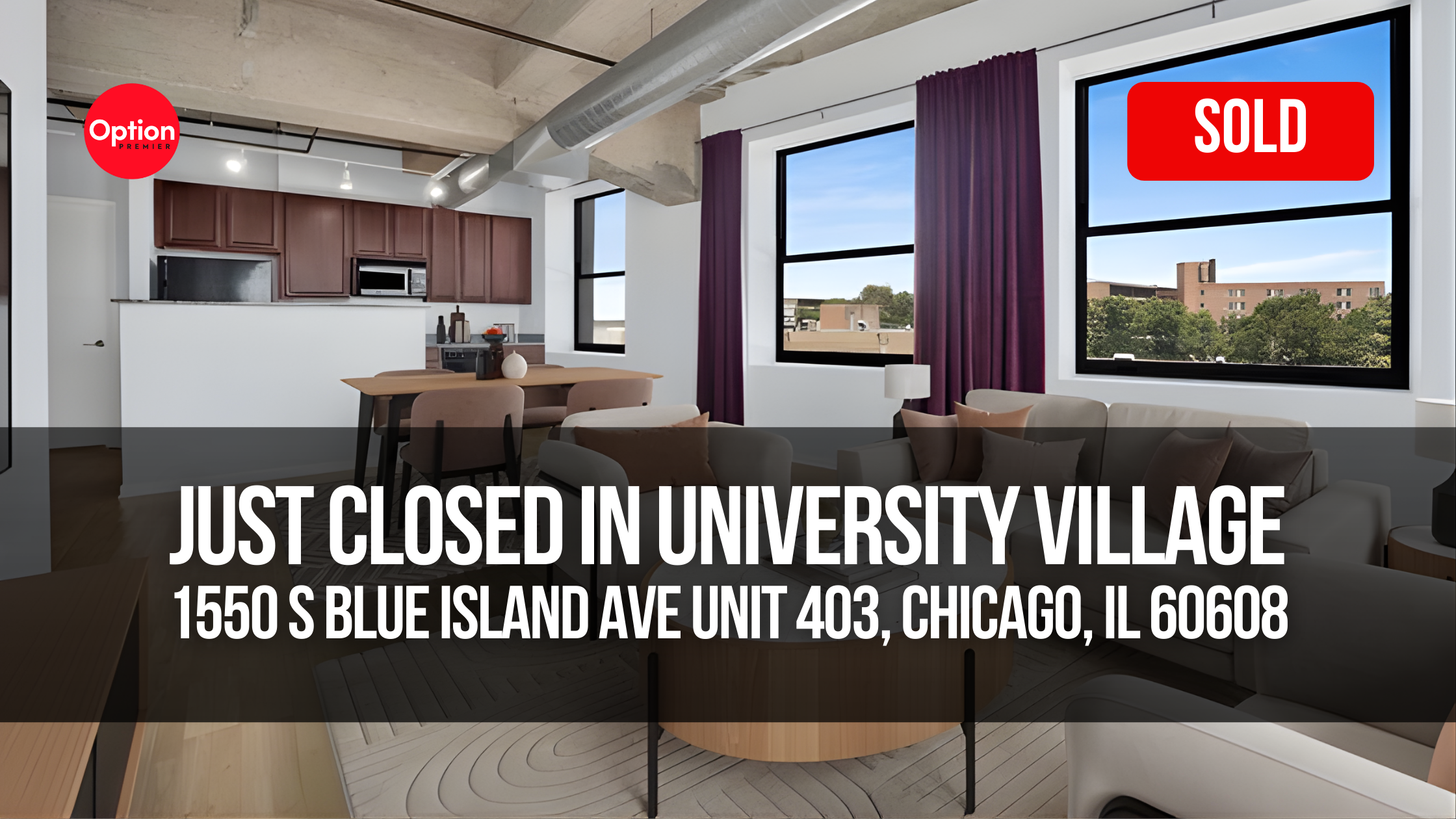 Sun-Drenched Condo Just Sold in University Village — 1550 S Blue Island Ave Unit 403, Chicago, IL 60608