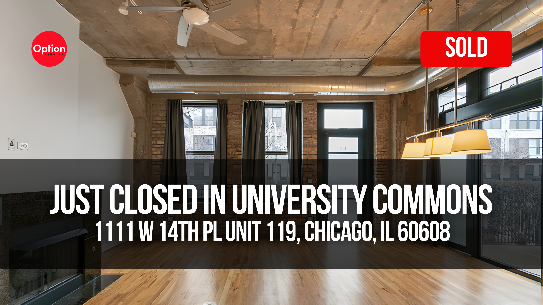 Private Patio Loft Just Closed in University Commons — 1111 W 14th Pl Unit 119, Chicago, IL 60608