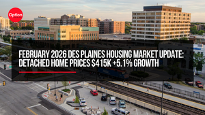 February 2026 Des Plaines Housing Market Update | Detached Home Prices $415K +5.1% Growth