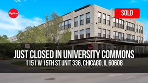 Bright 1-Bedroom + Den Just Closed in University Commons — 1151 W 15th St Unit 336, Chicago, IL 60608