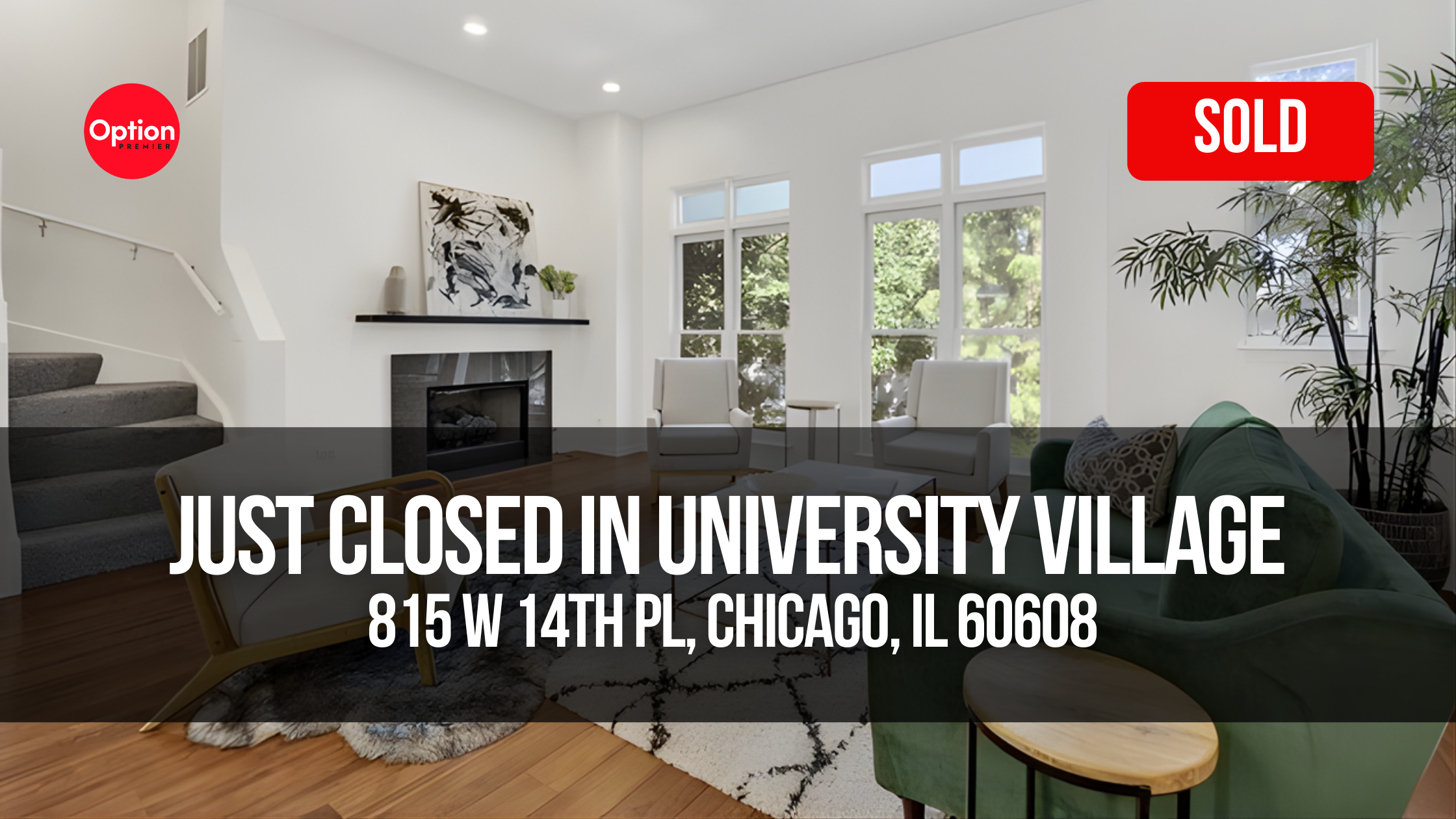 Corner Townhome Just Closed in University Village — 815 W 14th Pl, Chicago, IL 60608