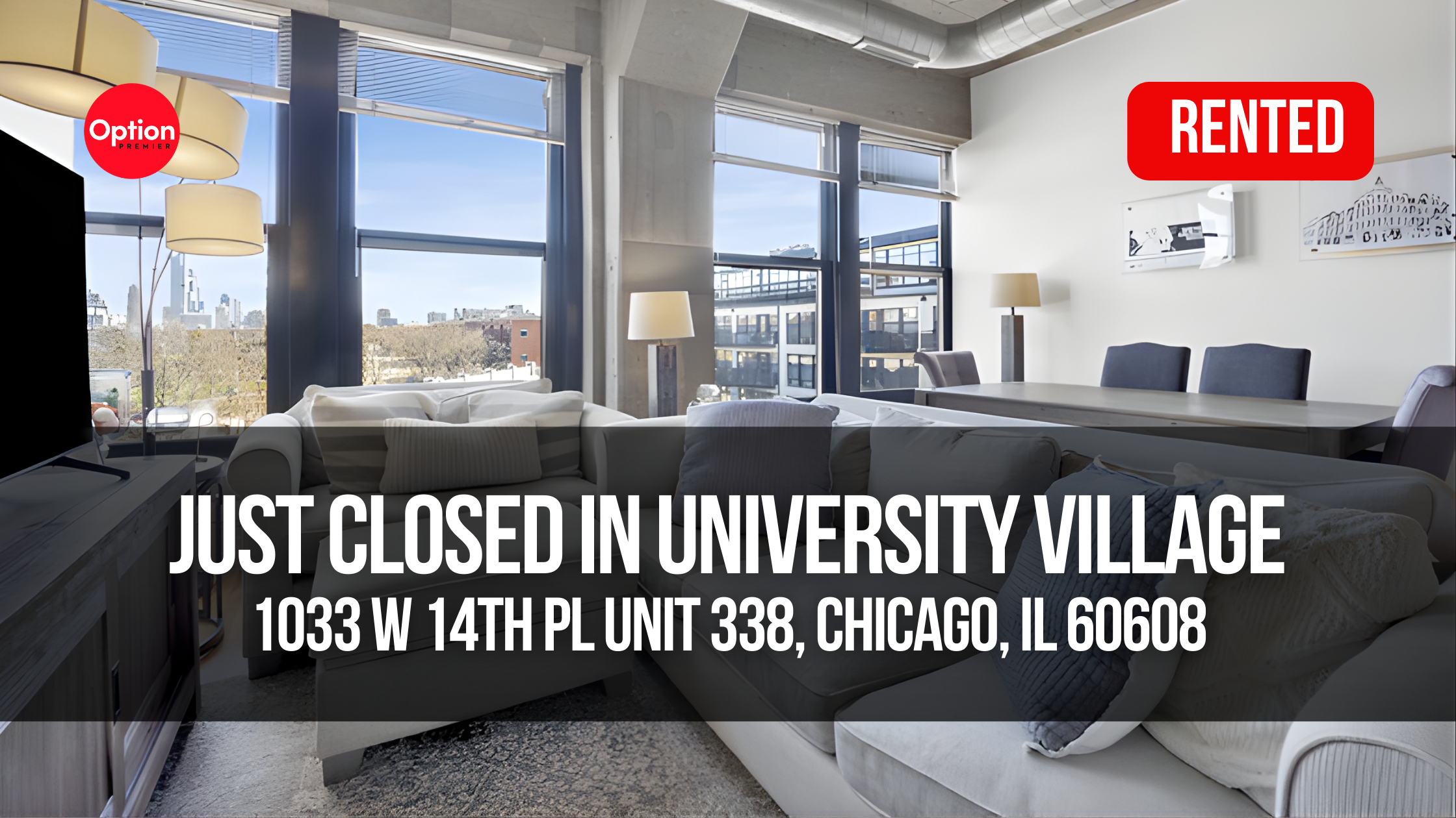 Bright Loft Condo Just Rented in University Commons — 1033 W 14th Pl Unit 338, Chicago, IL 60608