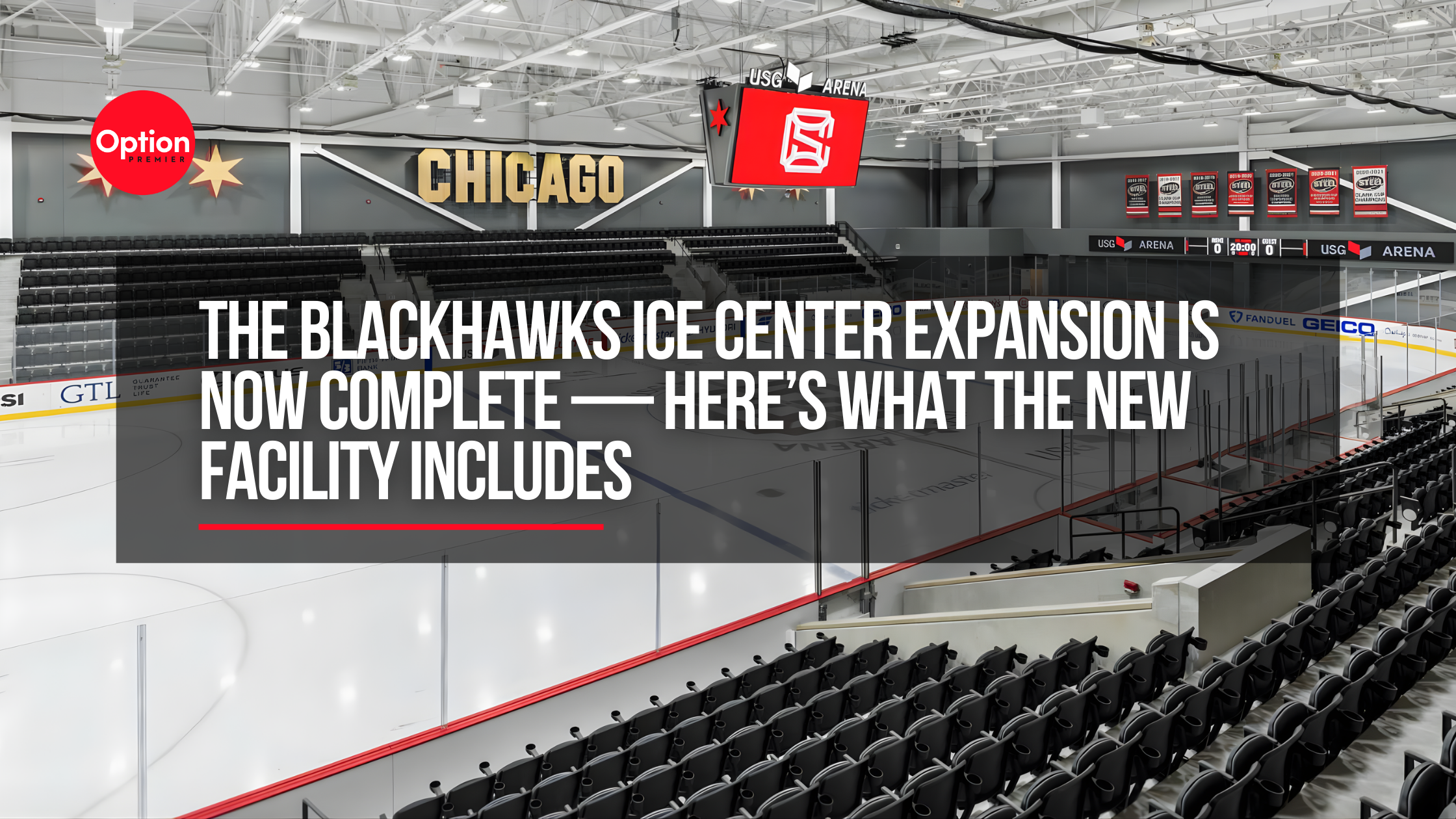 Chicago Blackhawks Roller Hockey Rink