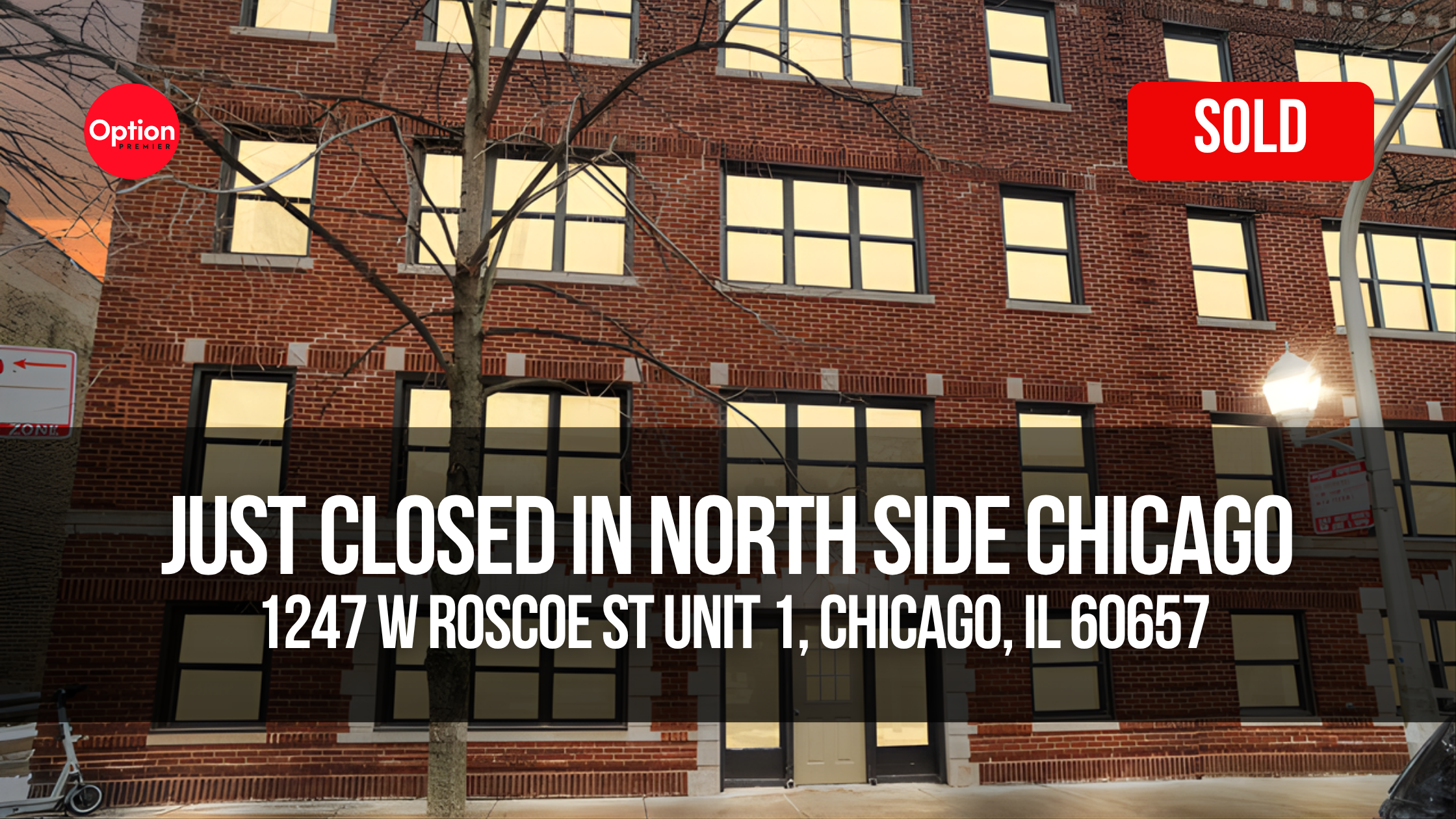 Duplex Corner Condo Just Closed in Lakeview — 1247 W Roscoe St Unit 1, Chicago, IL 60657