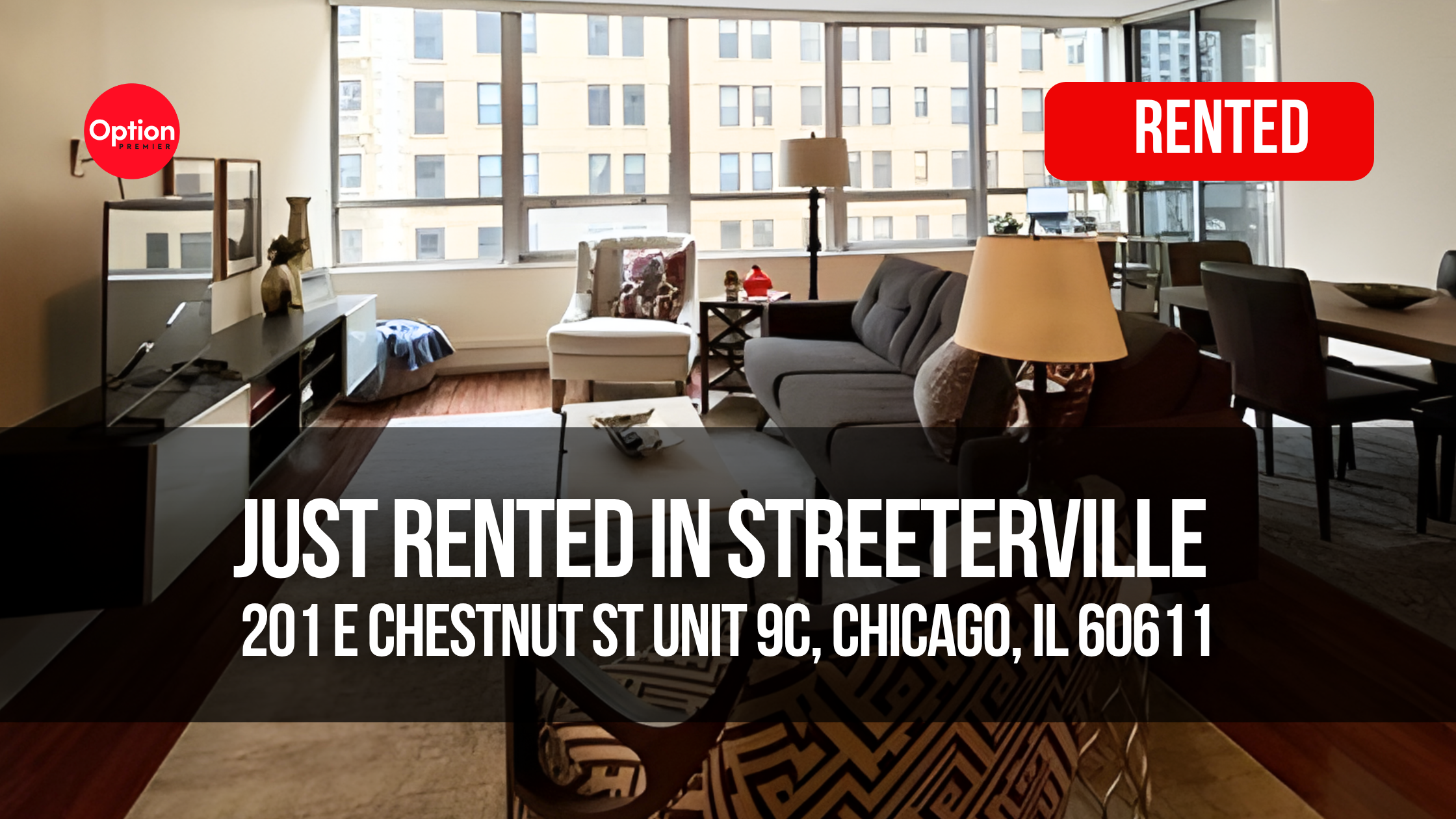 Luxury Condo Just Rented in Streeterville — 201 E Chestnut St Unit 9C, Chicago, IL 60611