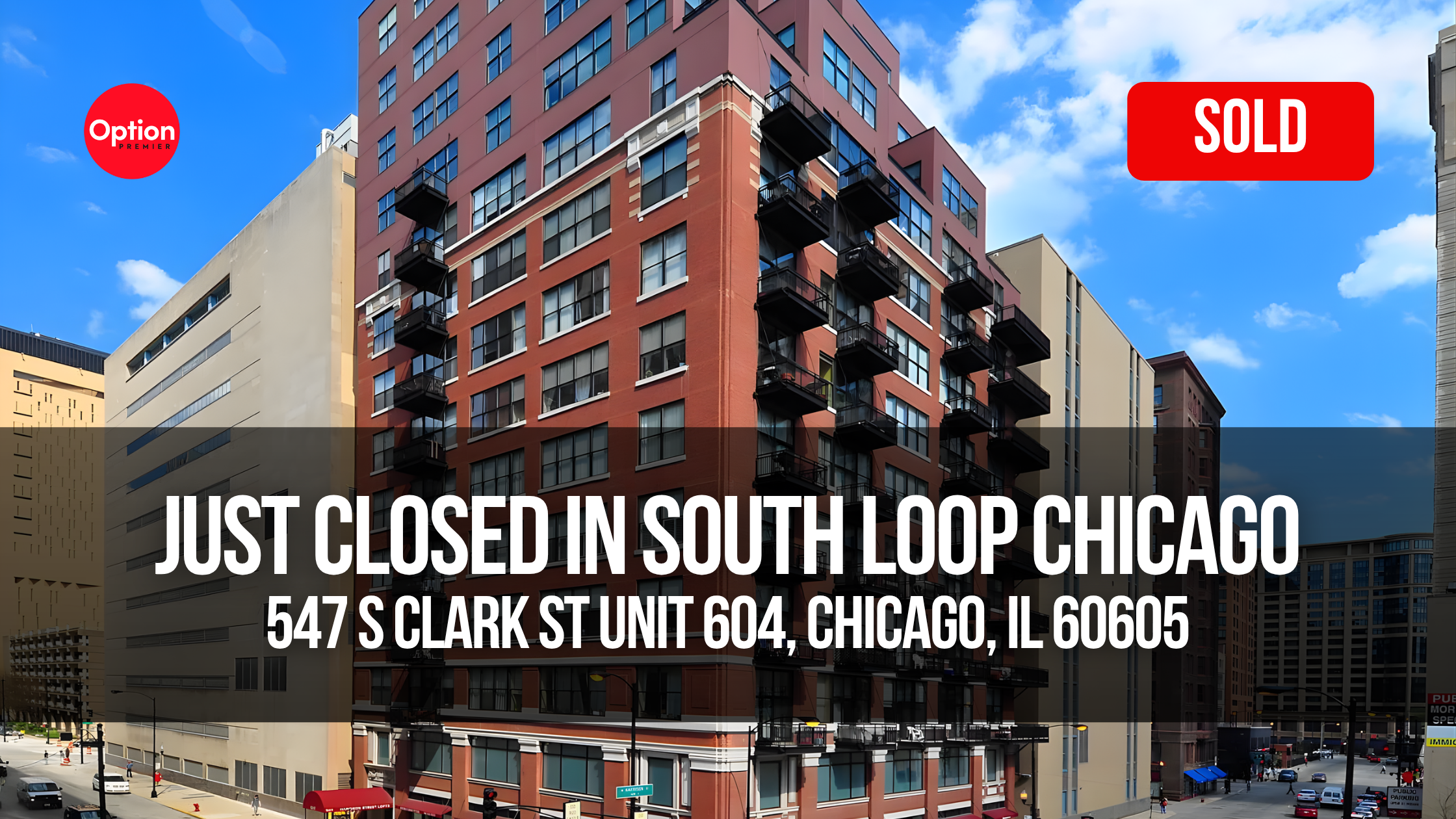 Sun-Filled Loft Just Closed in Printers Row — 547 S Clark St Unit 604, Chicago, IL 60605