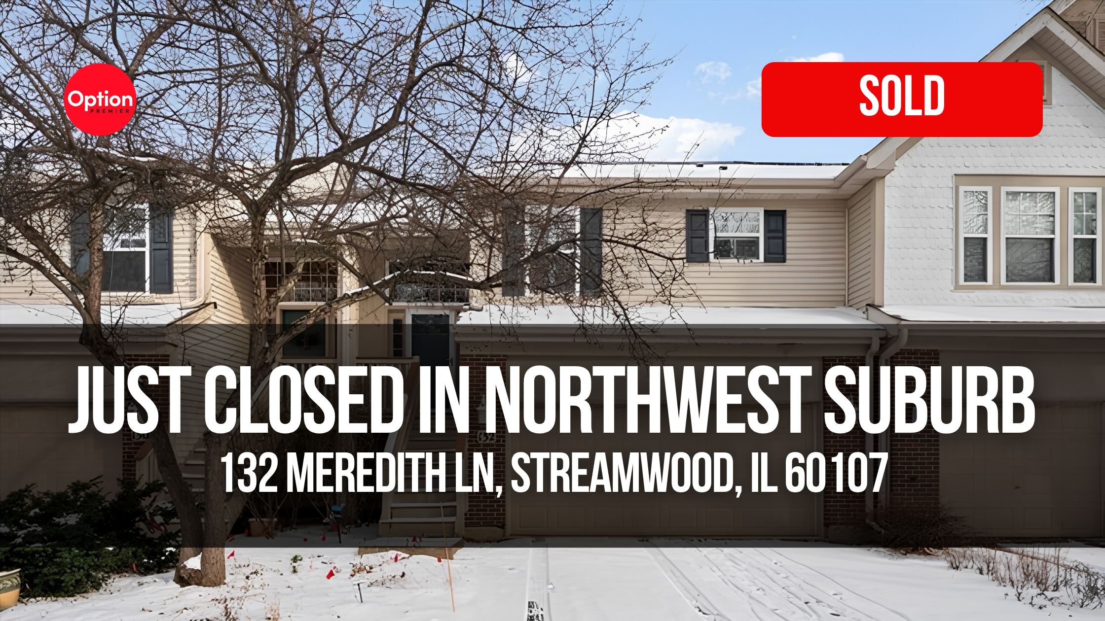 Spacious Townhome Backing to Woods Just Sold in Streamwood — 132 Meredith Ln, Streamwood, IL 60107