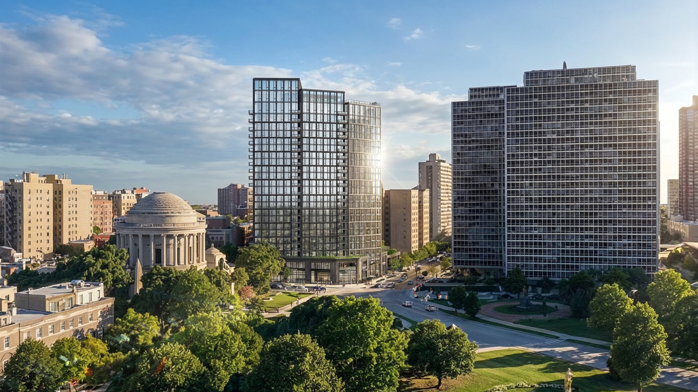 303-Unit Apartment Tower Proposed for Key Lakeview Corner Near the Lakefront