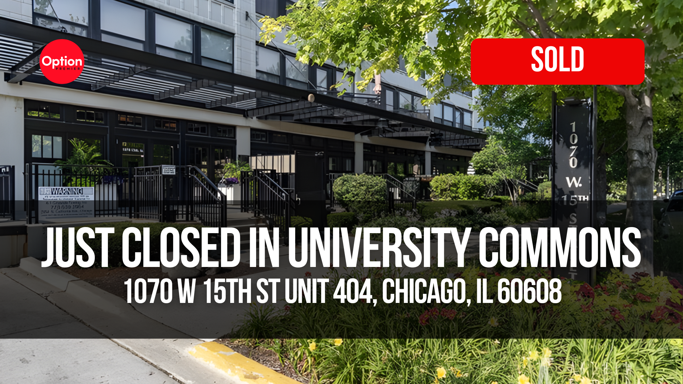 Penthouse Loft Just Closed in University Commons — 1070 W 15th St Unit 404, Chicago, IL 60608
