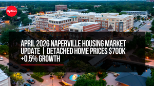 April 2026 Naperville Housing Market Update | Detached Home Prices $700K +0.5% Growth