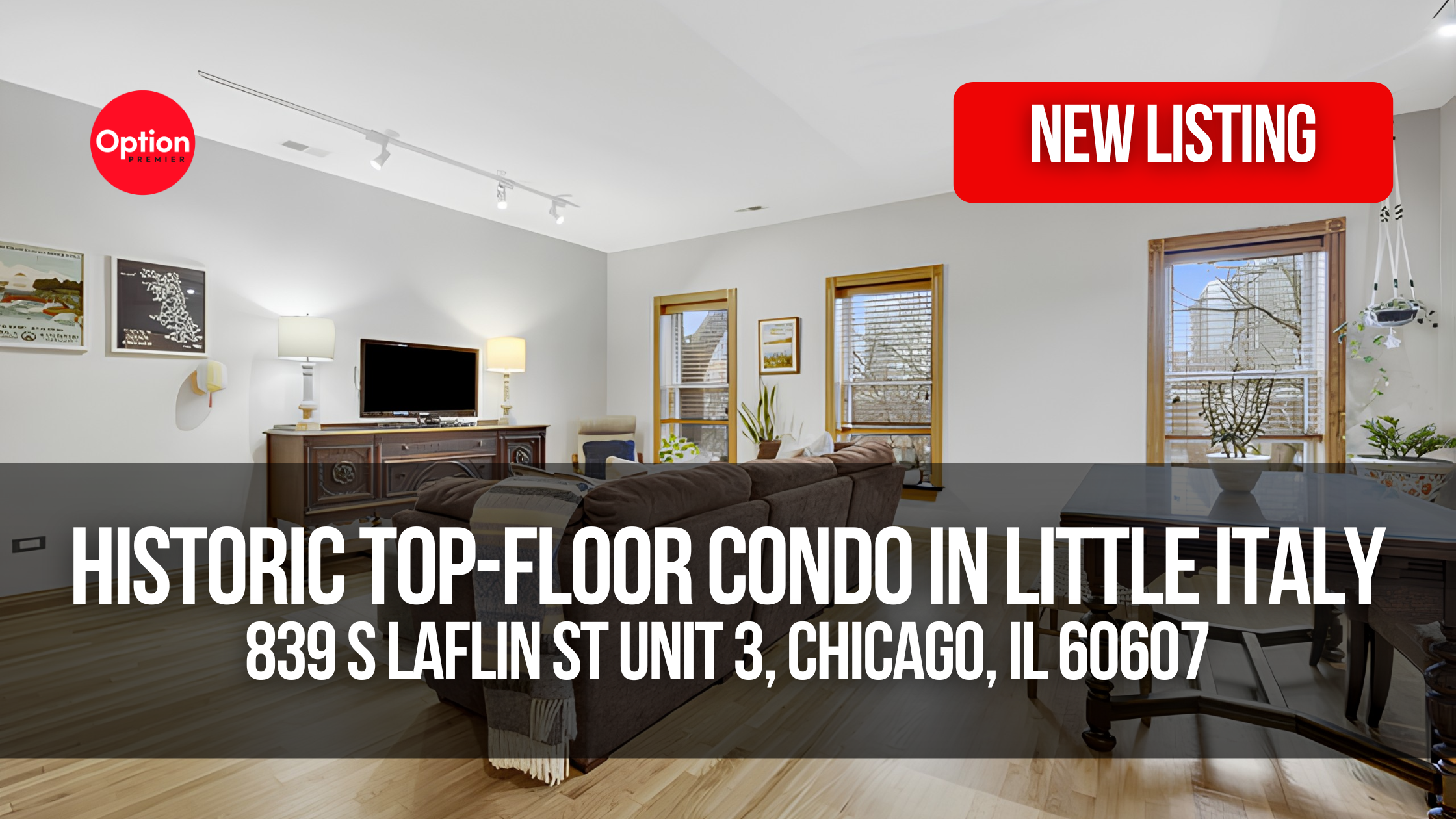 Historic Top-Floor Condo With Private Patio in Little Italy: 839 S Laflin St Unit 3, Chicago, IL 60607