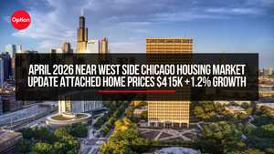April 2026 Near West Side Chicago Housing Market Update | Attached Home Prices $415K +1.2% Growth
