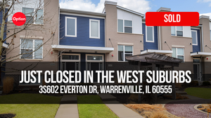 Modern Townhome Just Closed in Warrenville — 3S602 Everton Dr, Warrenville, IL 60555