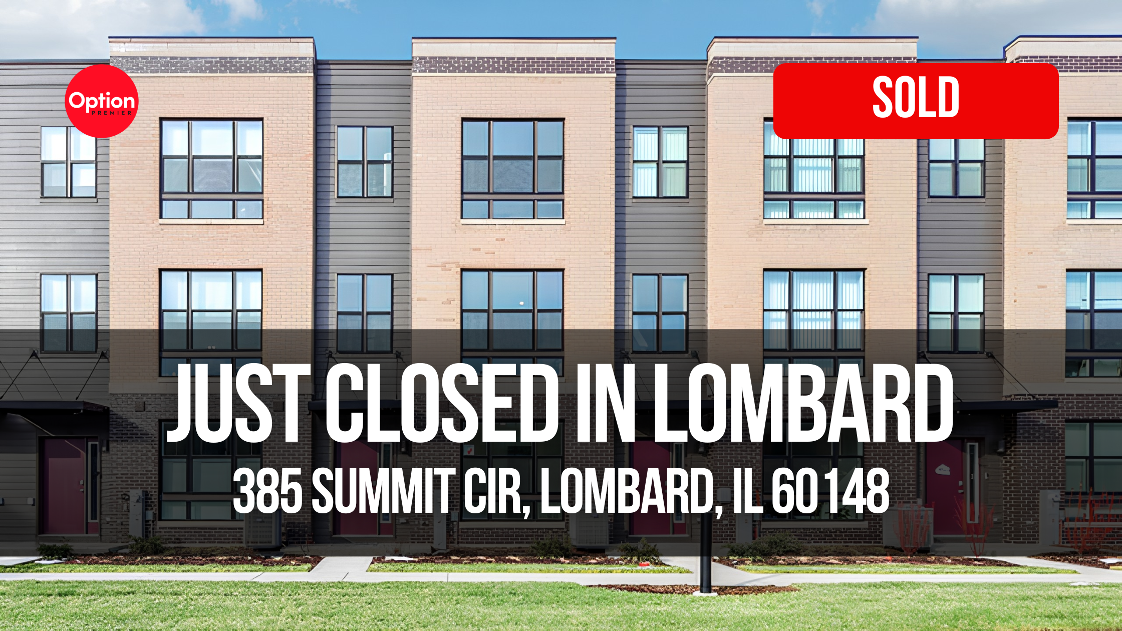 New Construction Townhome Just Closed in Lombard — 385 Summit Cir, Lombard, IL 60148