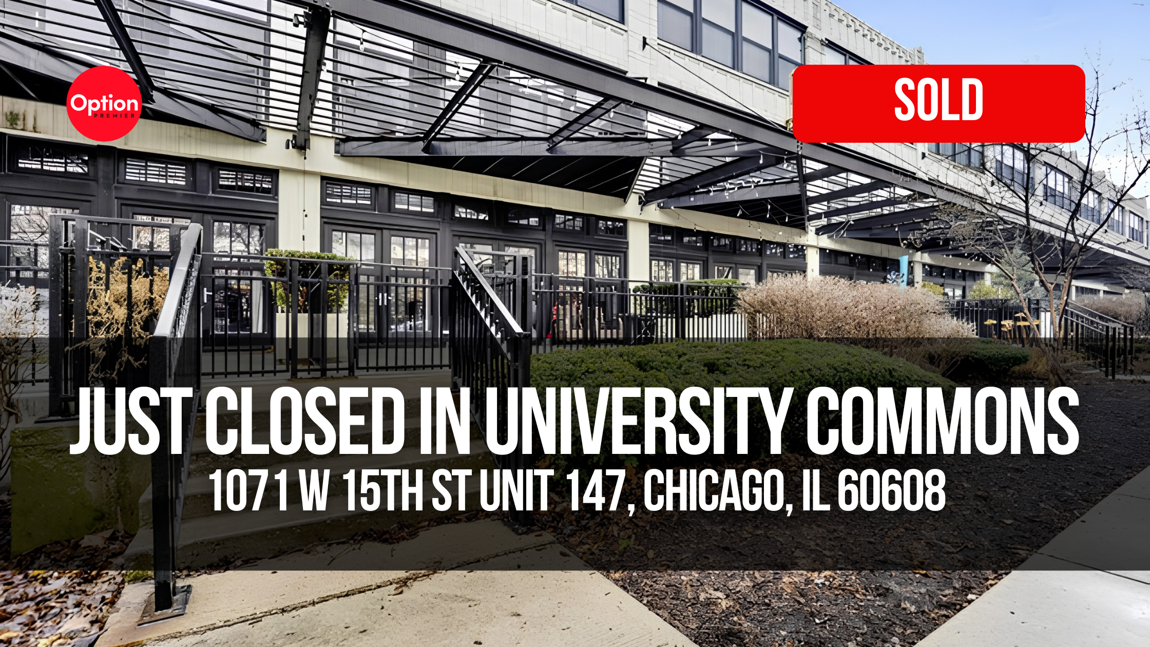 Massive Private Terrace Condo Just Closed in University Commons — 1071 W 15th St Unit 147, Chicago, IL 60608
