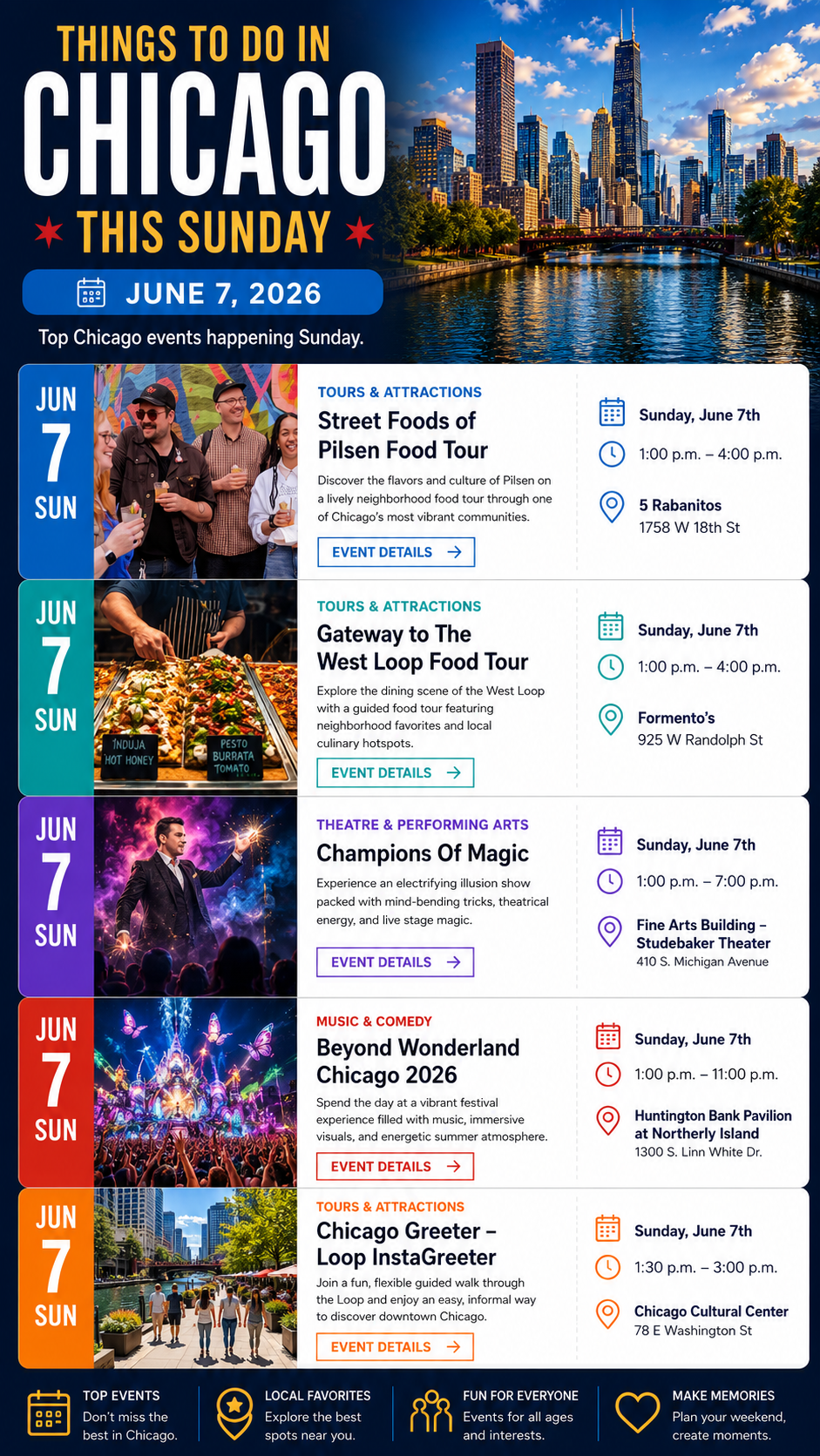 Things To Do in Chicago and DuPage This Weekend: June 05 – June 07, 2026 — Option Premier