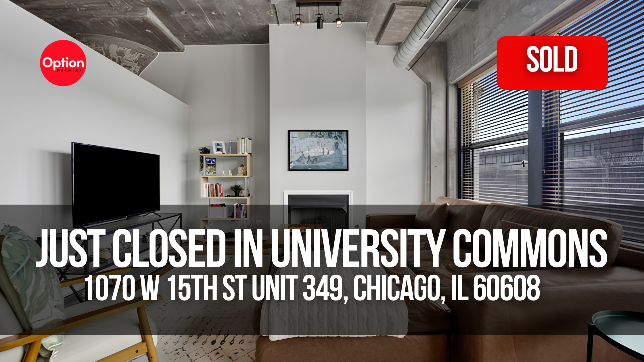 Duplex Loft Condo Just Closed in University Commons — 1070 W 15th St Unit 349, Chicago, IL 60608