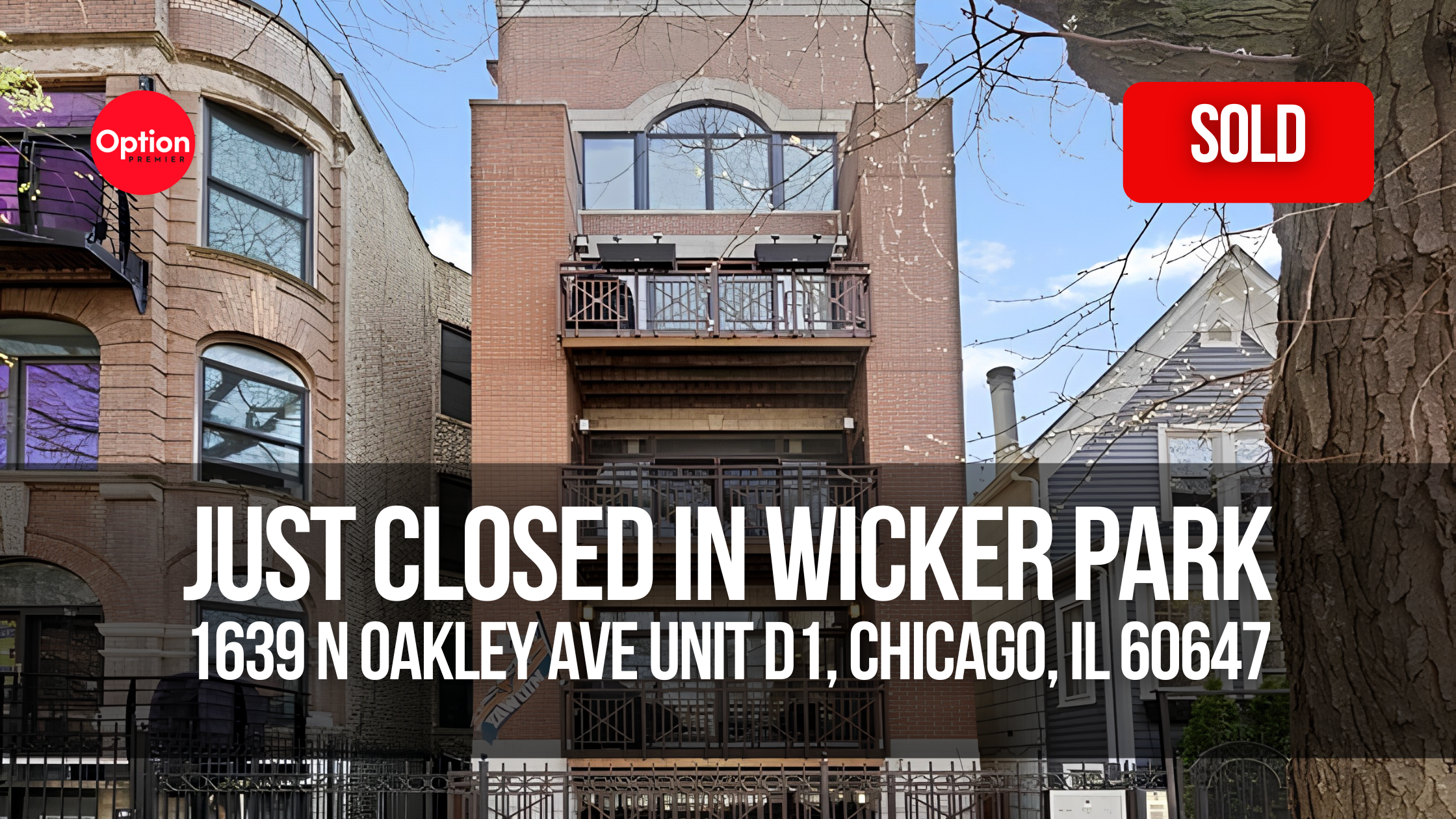Duplex Down Condo Just Closed in Bucktown / Wicker Park — 1639 N Oakley Ave Unit D1, Chicago, IL 60647