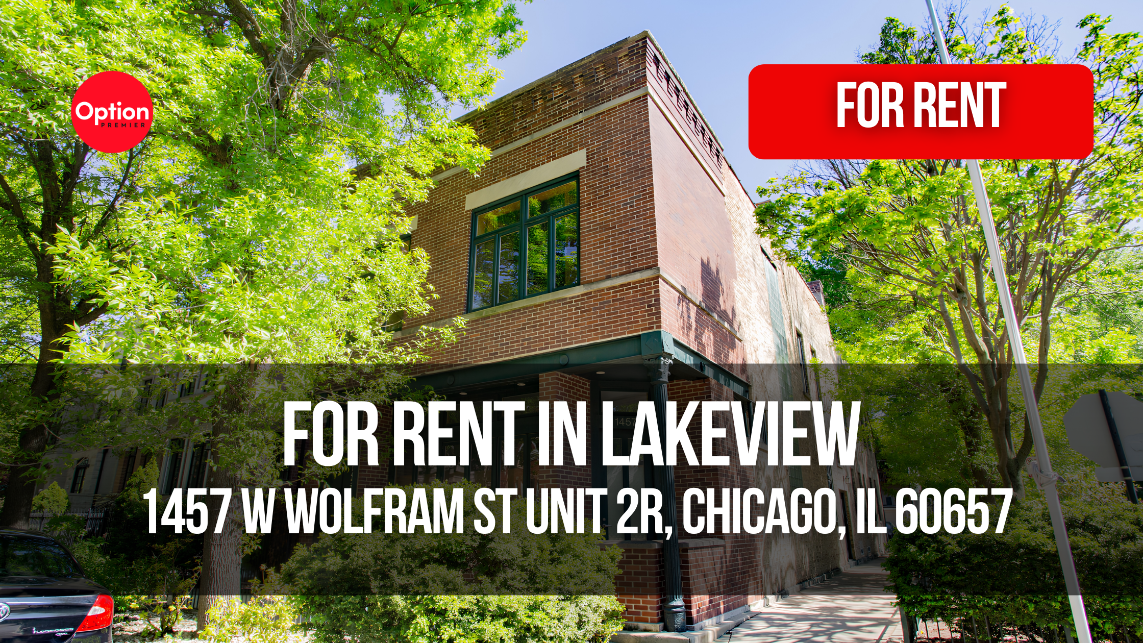 Top-Floor Rental With Private Deck in Lakeview: 1457 W Wolfram St Unit 2R, Chicago, IL 60657