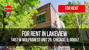 Top-Floor Rental With Private Deck in Lakeview: 1457 W Wolfram St Unit 2R, Chicago, IL 60657